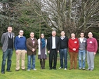 Keynote speaker, the Most Revd Dr Diarmuid Martin, Roman Catholic Archbishop of Dublin (centre) pictured alongside organisers and attendees of the Student Christian Movement of Ireland’s conference 'PROGRESSIVE FAITH IN A WOUNDED WORLD: Reviving the Gentle Revolution in Ireland' at the Church of Ireland Theological Institute. 