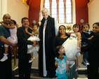 Some members of Discovery family photographed with the Archbishop of Dublin, the Most Revd Dr Michael Jackson.