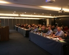 Pictured is the Archdeacon of Dublin, the Venerable David Pierpoint speaking during a business session of the Dublin and Glendalough Diocesan Clergy Conference in Athlone.