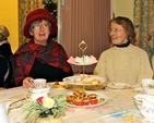 Catherine Clarke, Joan McKenna, Kate Sheehan and Mary Herlihy enjoying the fare at the Victorian Tea Party yesterday (Sunday January 5) which marks the start of 150th anniversary celebrations at Rathmichael Parish Church.