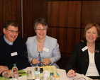 Revd Alan Rufli, Dr Anne Lodge and Noreen Flynn (INTO) at the Dublin and Glendalough Primary School Principals and Chairpersons Patron’s Day in the Clarion Hotel, Liffey Valley. 