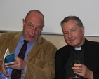 The Dean of St Patrick's, the Very Revd Dr Robert MacCarthy (right) with Michael Adams of Four Courts Press at the launch of a series of book on local history including the Dean's book on the diocese of Lismore.