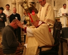 Adult confirmations at Easter Vigil in Christ Church Cathedral.