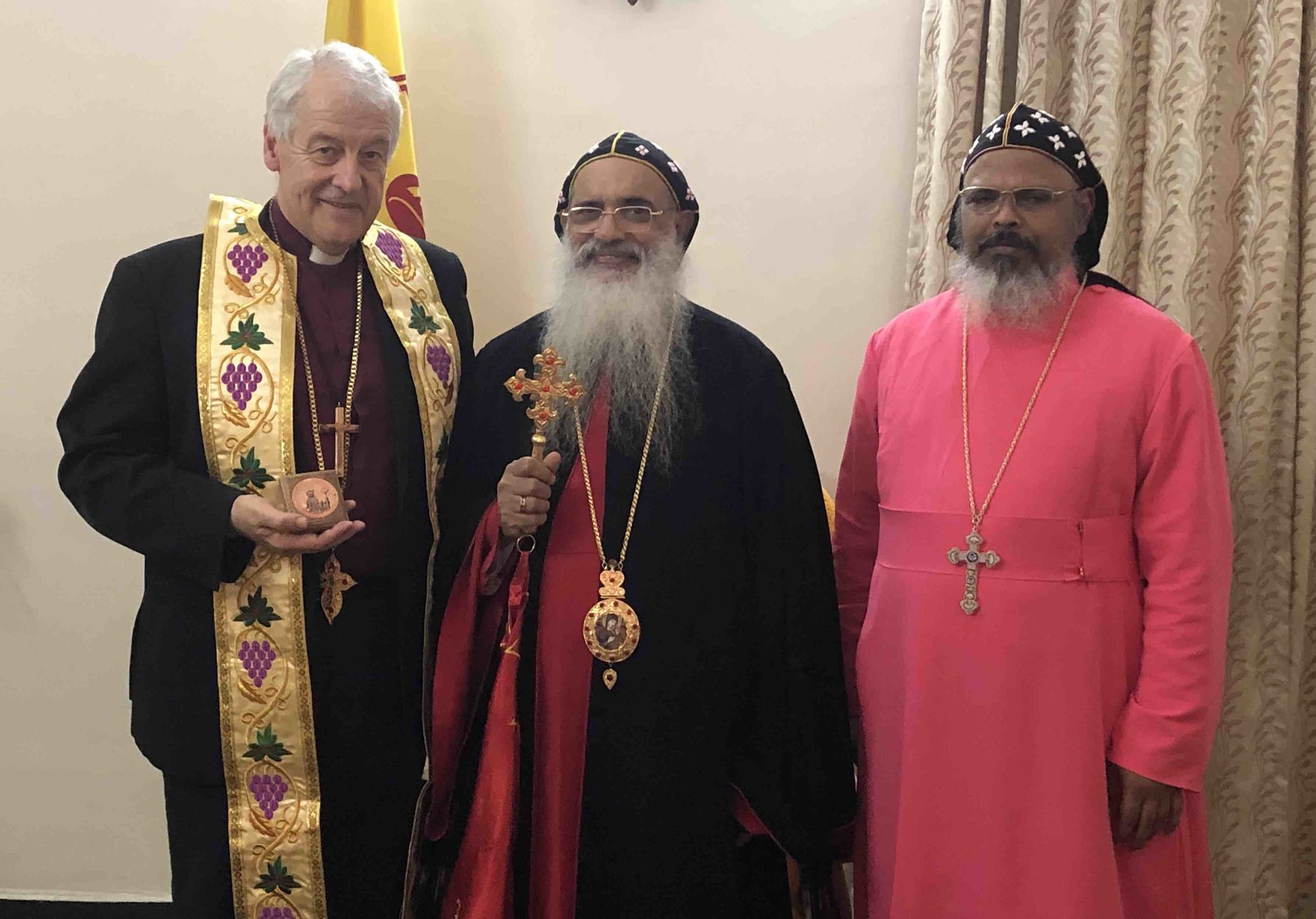 Archbishop Expresses Condolences Following Death of the Catholicos of the East