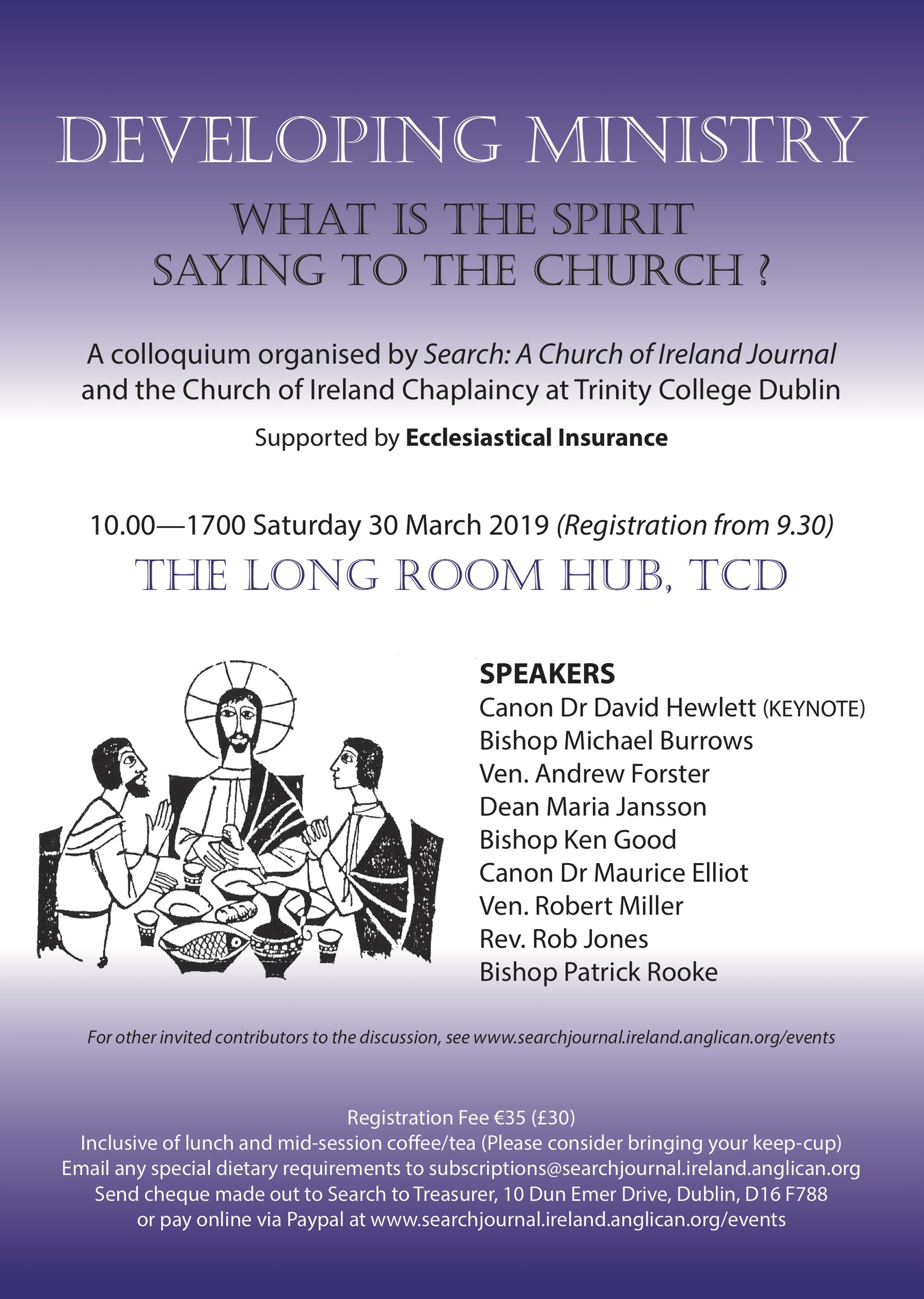 What is the Spirit Saying to the Church? – Book Now for SEARCH Colloquium - Few places remaining.