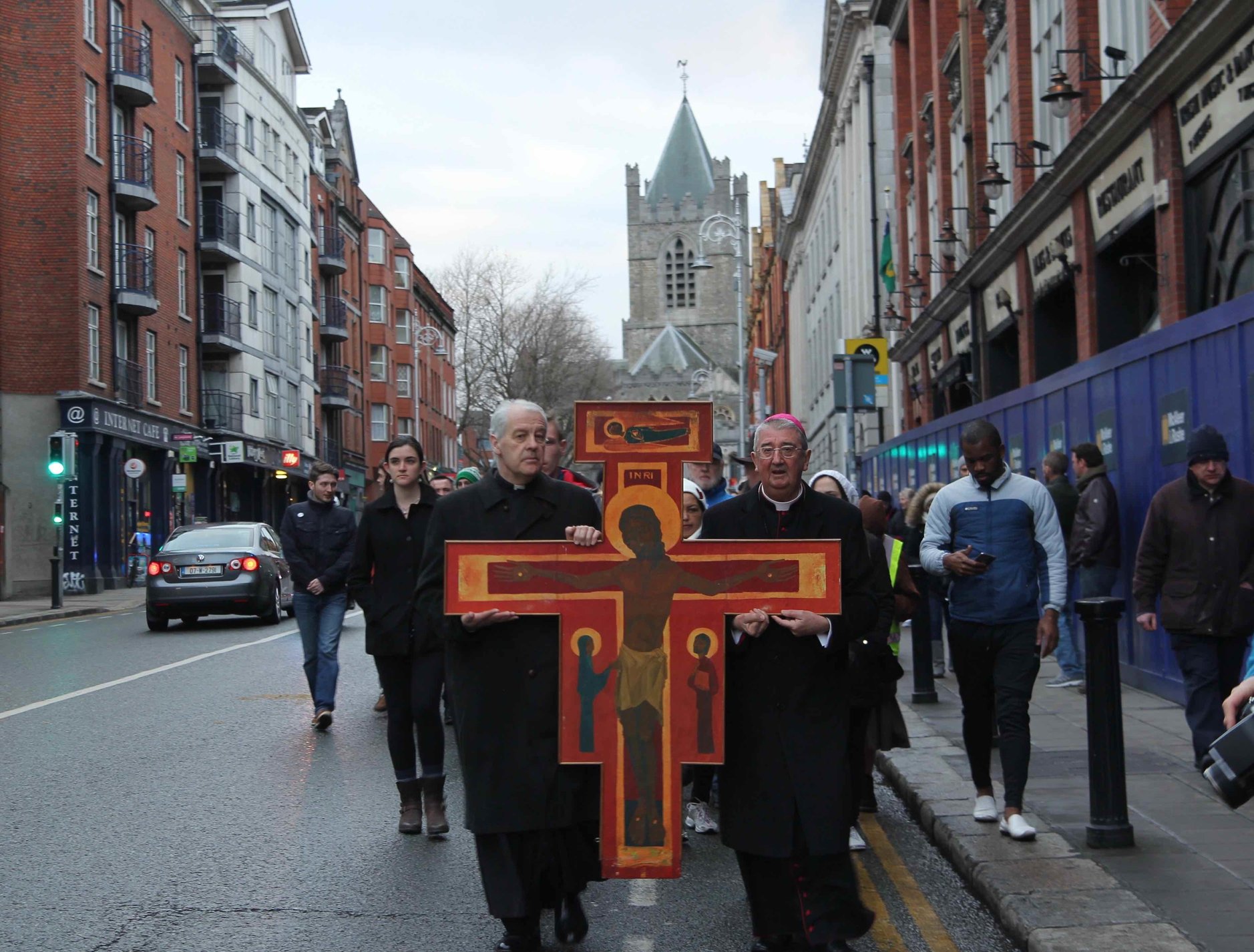 Video: Archbishops of Dublin Lead Good Friday Walk of Witness