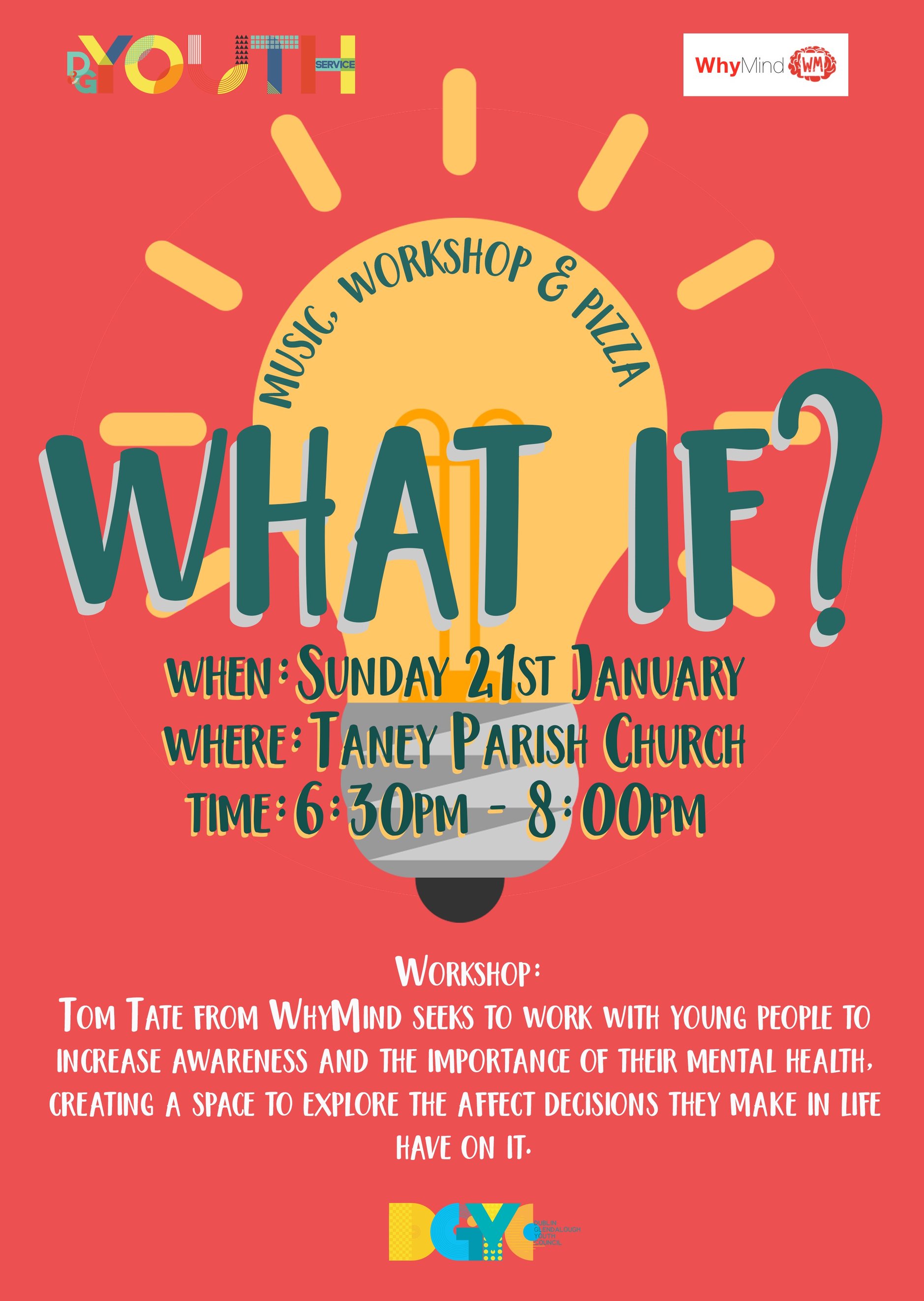 What If?… New Monthly Youth Services in D&G - All young people welcome to come along.