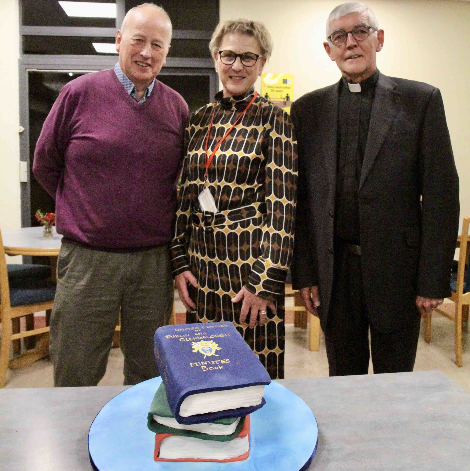 Tributes to Sylvia as she hangs up her Diocesan Minutes Book