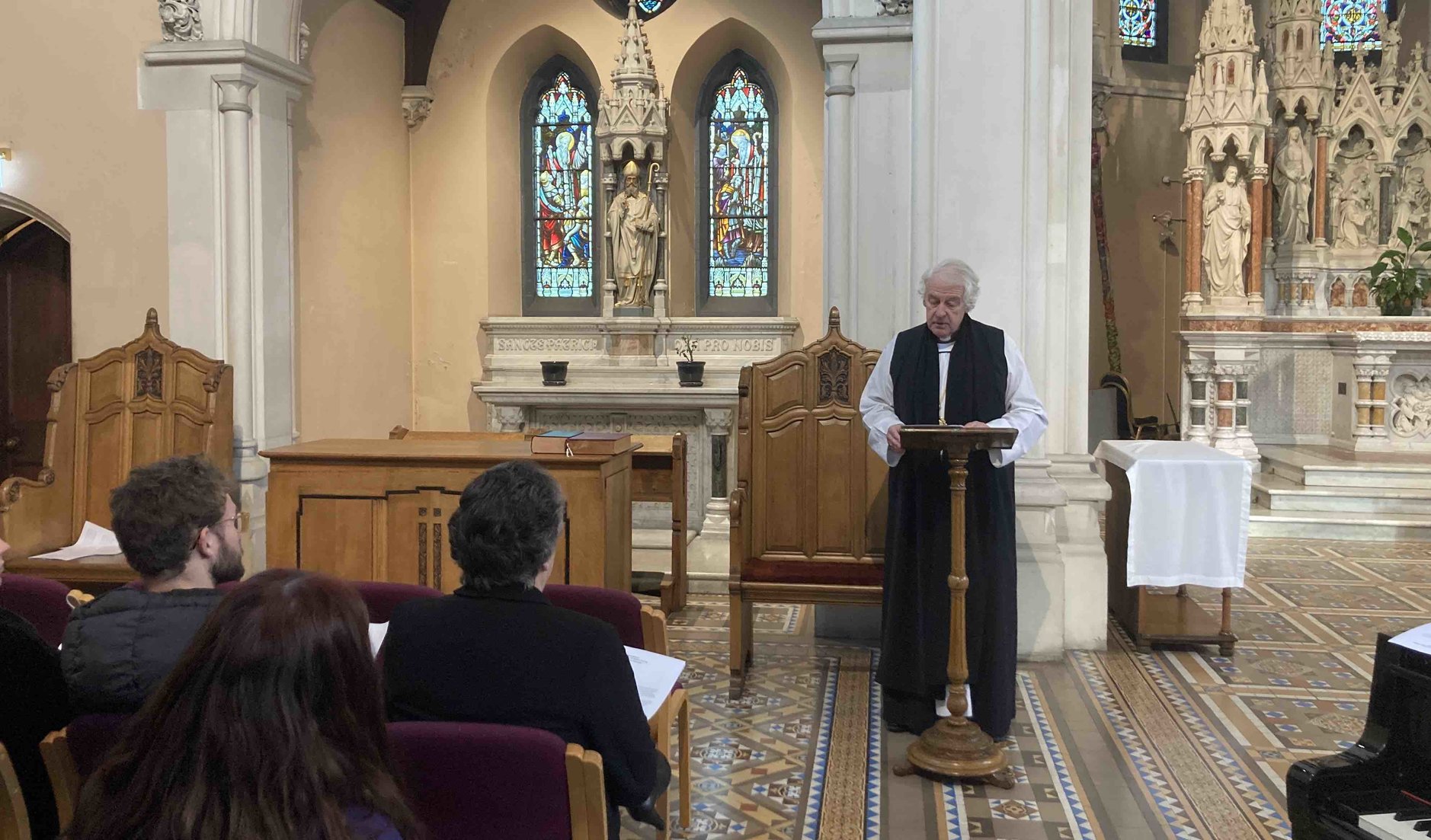 Original Kildare Place Altar Furniture Rededicated for use in Church of Ireland Centre