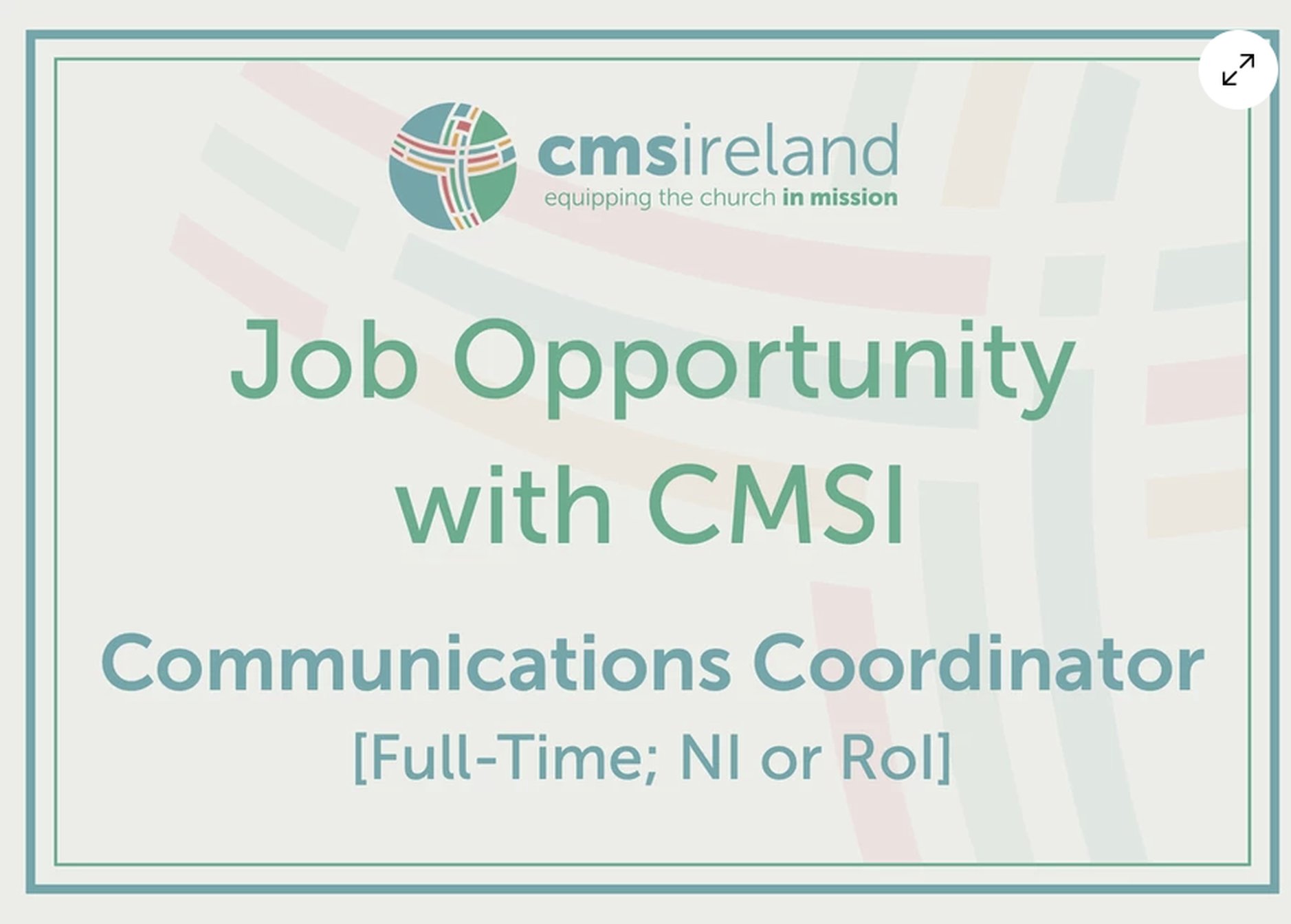 Job opportunity with CMSI – Comunications Coordinator