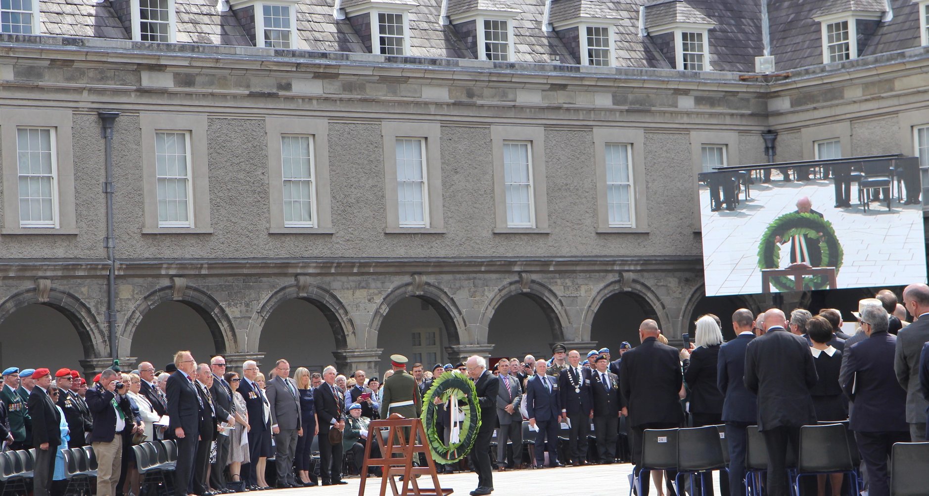 Archbishop Joins Commemoration of Irish Men and Women Who Died in Military Service - “As we gather together today to remember all from this land who have laid down their lives in the service of this nation, at home or overseas, recently and throughout our long history, so we ask God’s blessing on all who labour to work for peace throughout the world. We pray for the healing of relationships between nations divided by hostility. We long for a future in which all people know justice, hope, freedom and life in all its fullness.” Prayer led by Archbishop Michael Jackson.