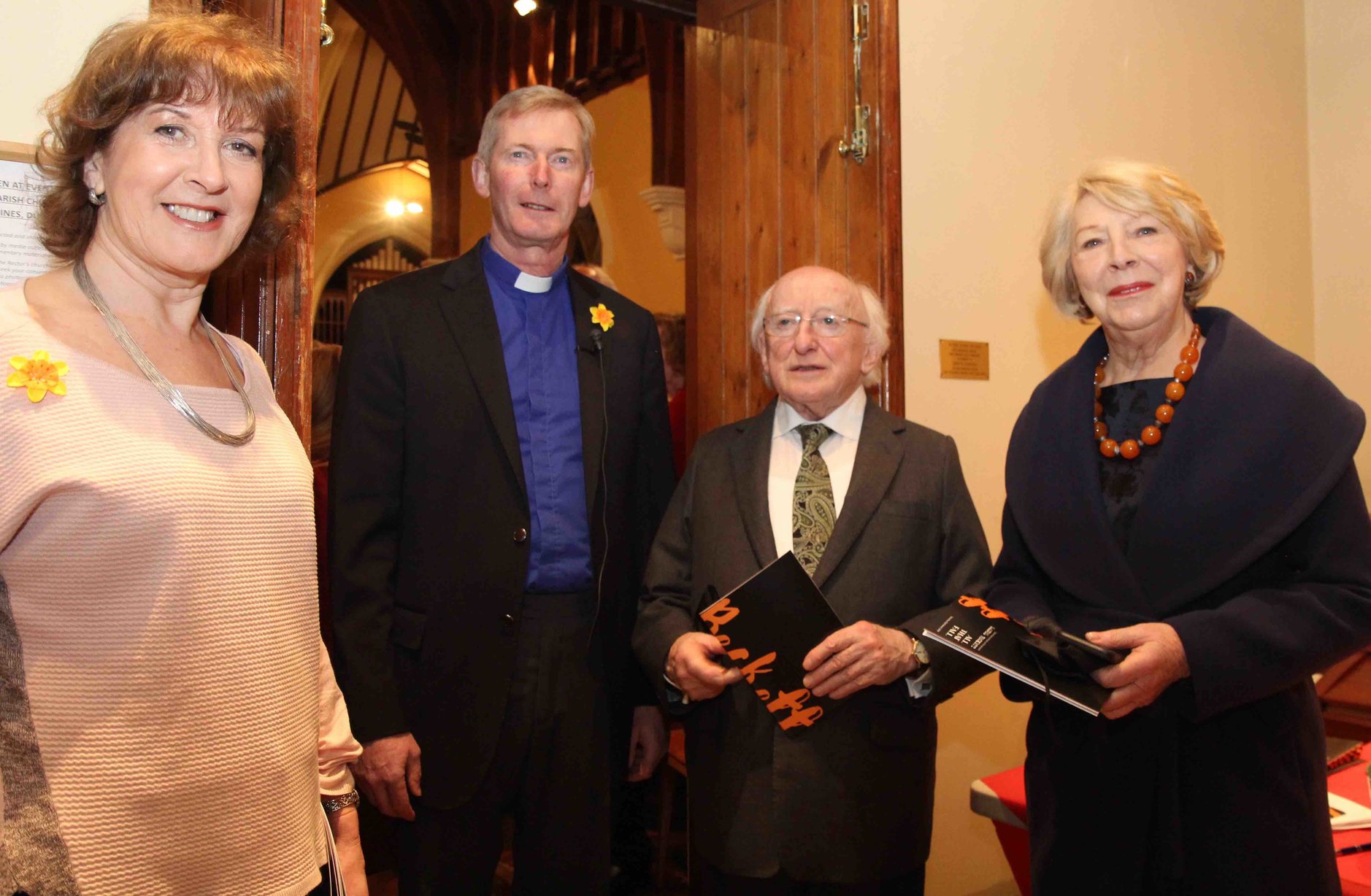 President Joins Tullow Parishioners to Honour ‘Son of the Parish’ 