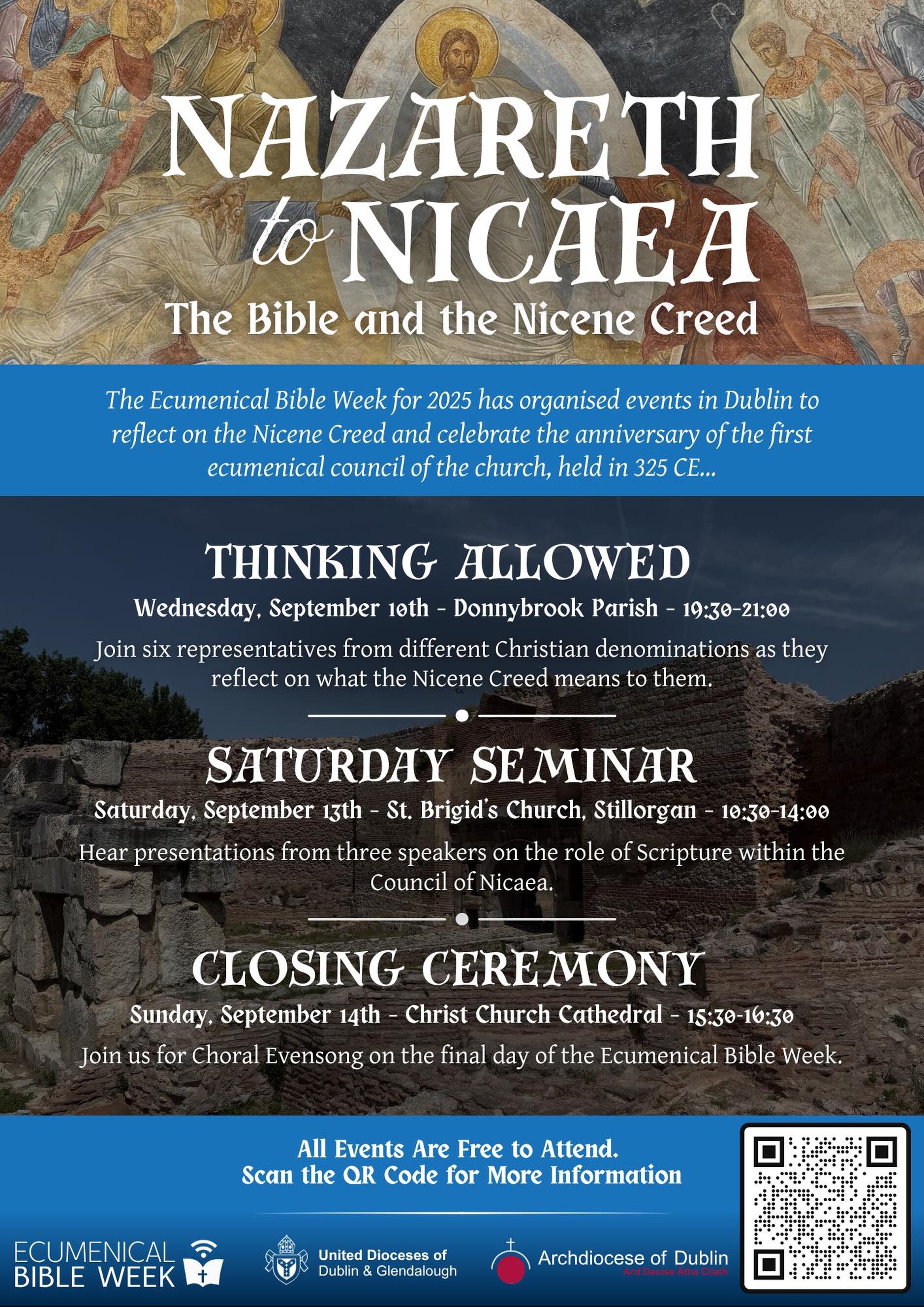 Ecumenical Bible Week 2025 - Nazareth to Nicaea: The Bible and the Nicene Creed.