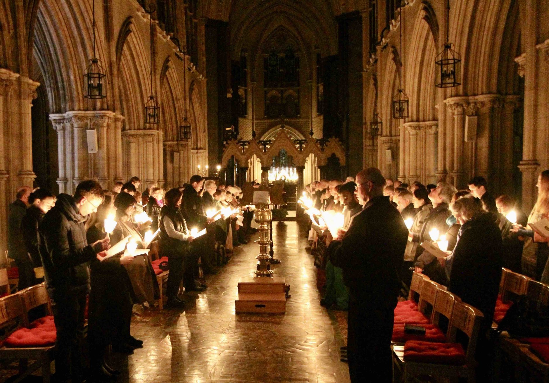 Candle Lit Procession Marks Start of Advent in Christ Church Cathedral