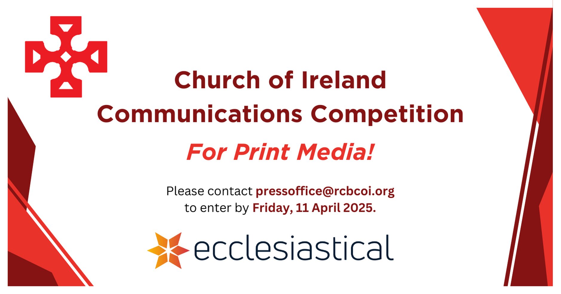 Final Call for Entries – Church of Ireland Communications Competition 2025