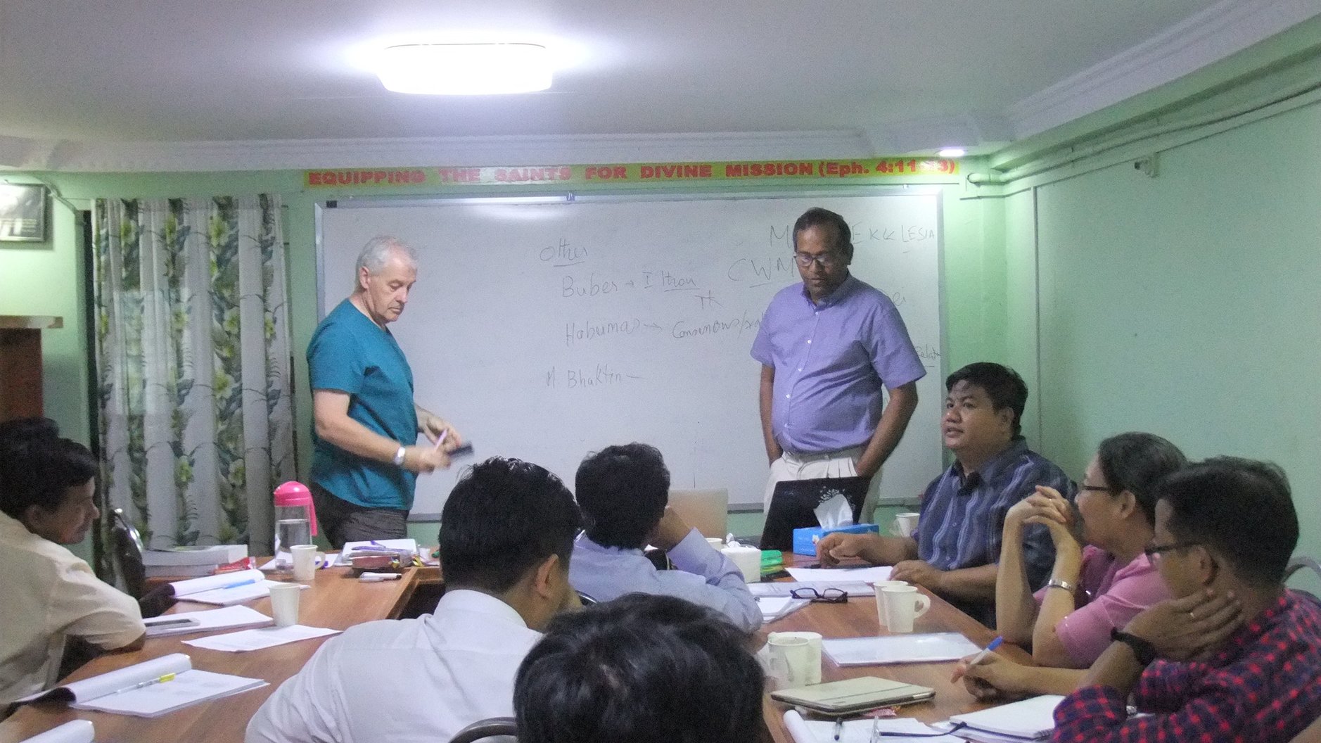 Archbishop of Dublin and Church of England Rector Lead Cross Cultural Mission Seminar in Myanmar