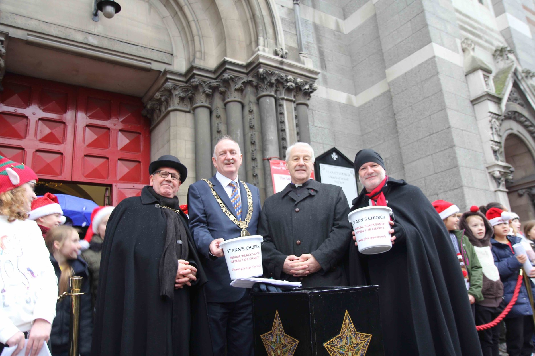 Black Santa 2018 Off to a Great Start at St Ann’s in Dublin