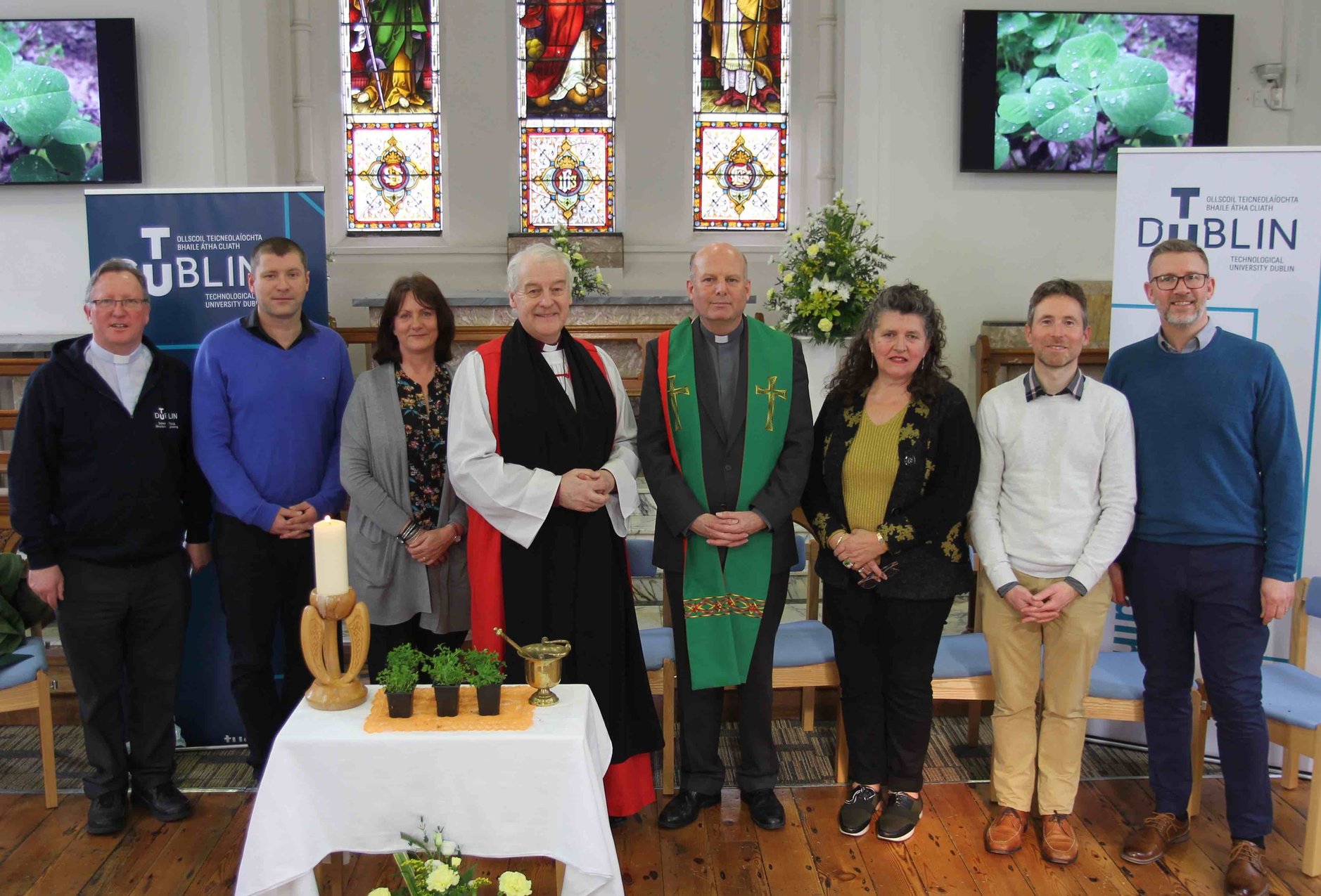 Blessing of the Shamrock in TU Dublin at Grangegorman