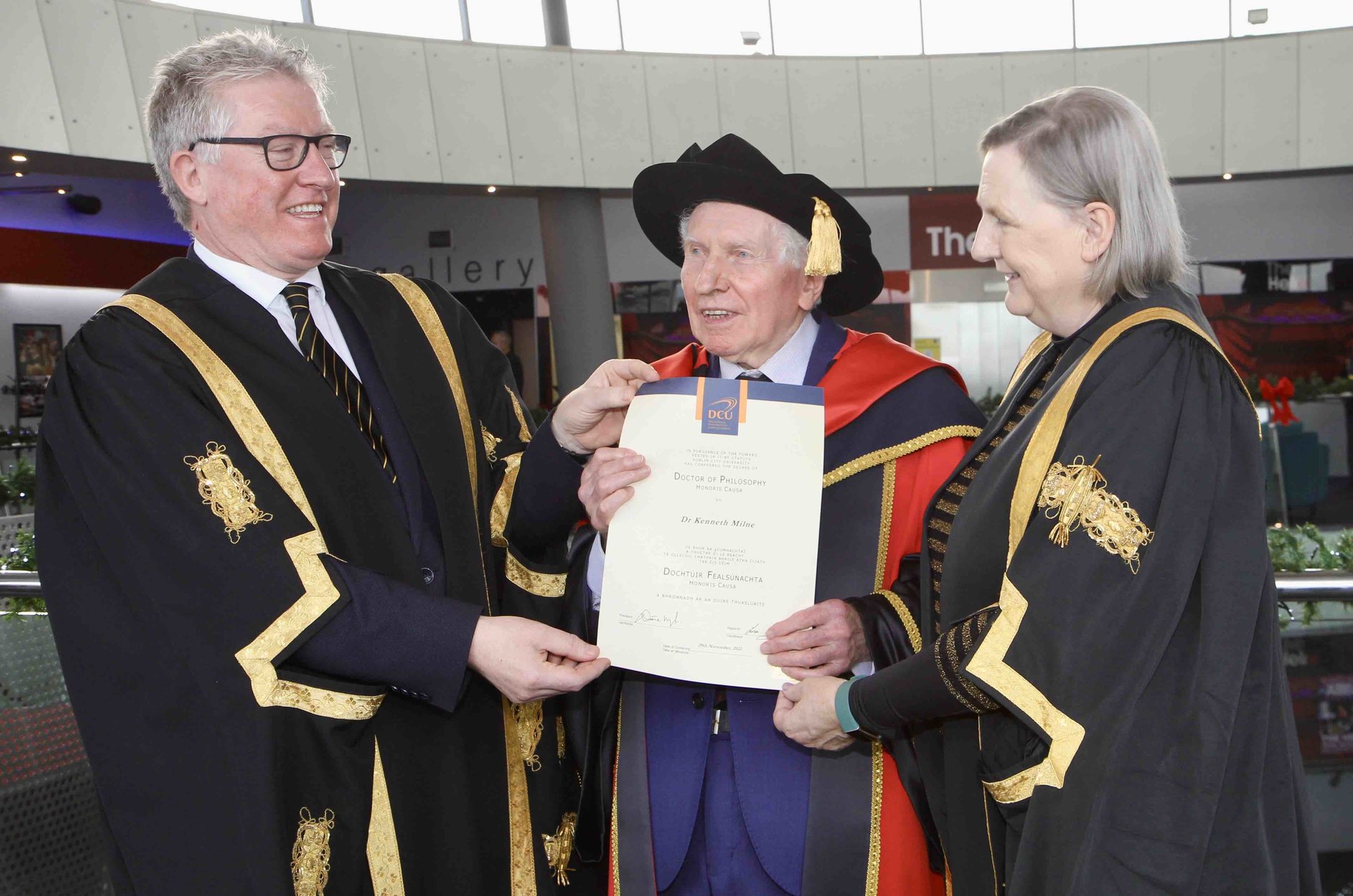 Dr Kenneth Milne – Contribution to history, education and Church recognised by DCU