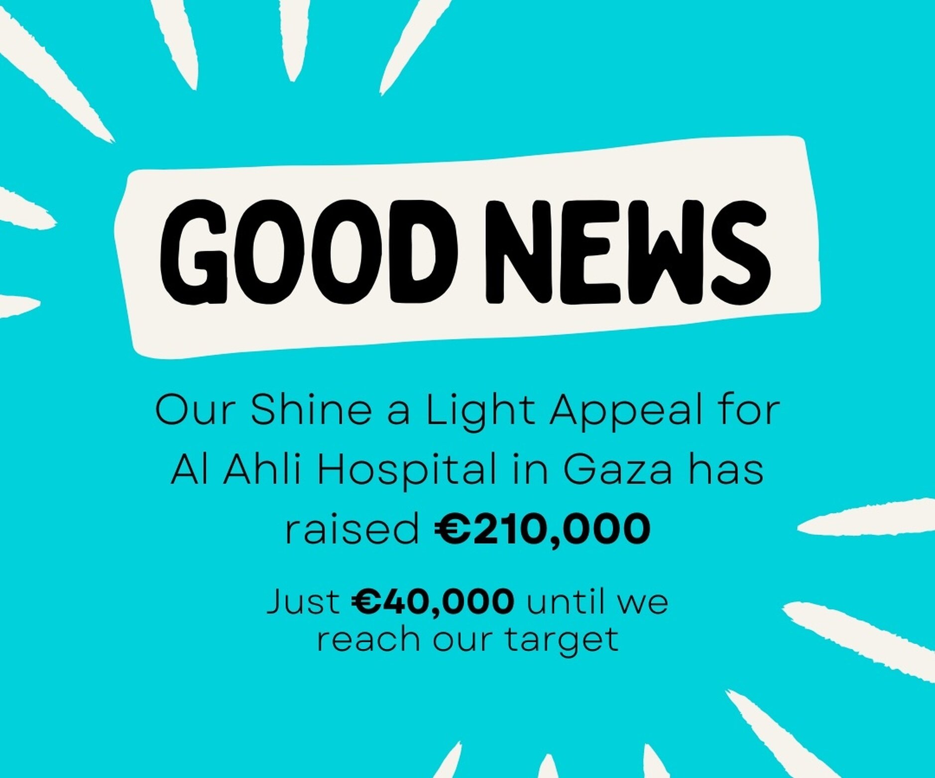 Help Us Reach Our Goal - Shine a Light for Al Ahli Hospital, Diocese of Jerusalem.