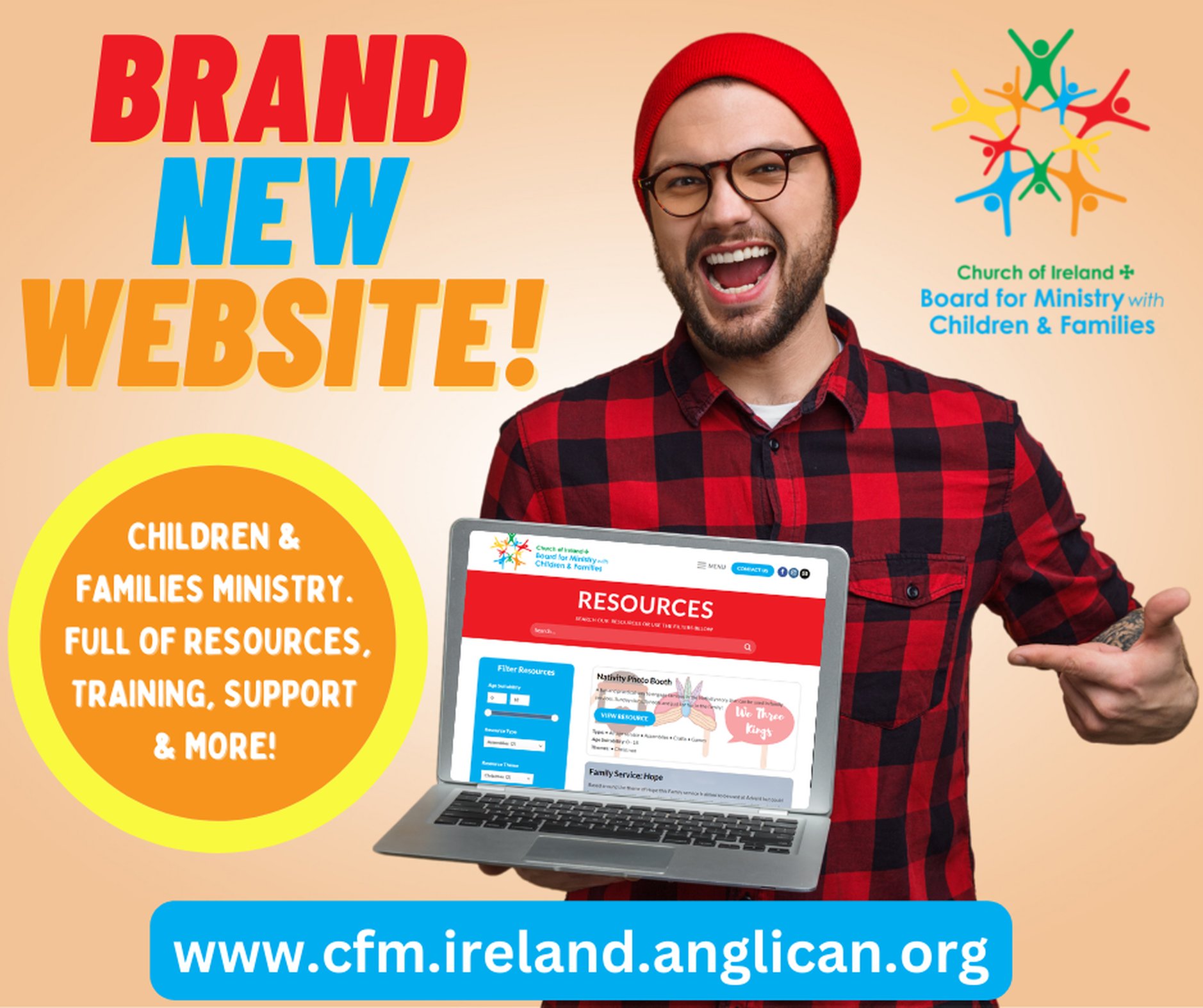 New website for Children and Families Ministry