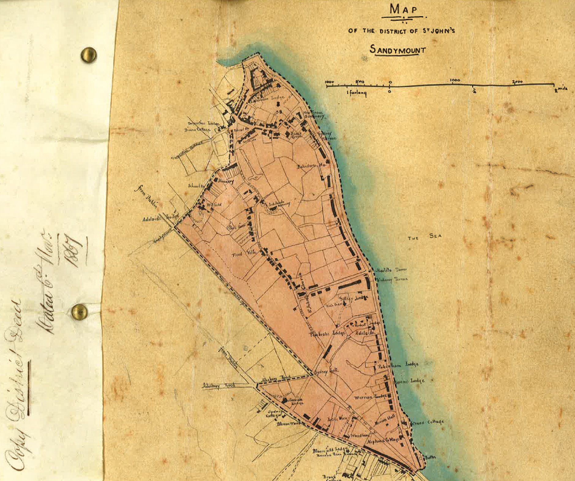   A Little Map with a Big Story – St John’s Sandymount - RCB Library Archive of the Month November 2019