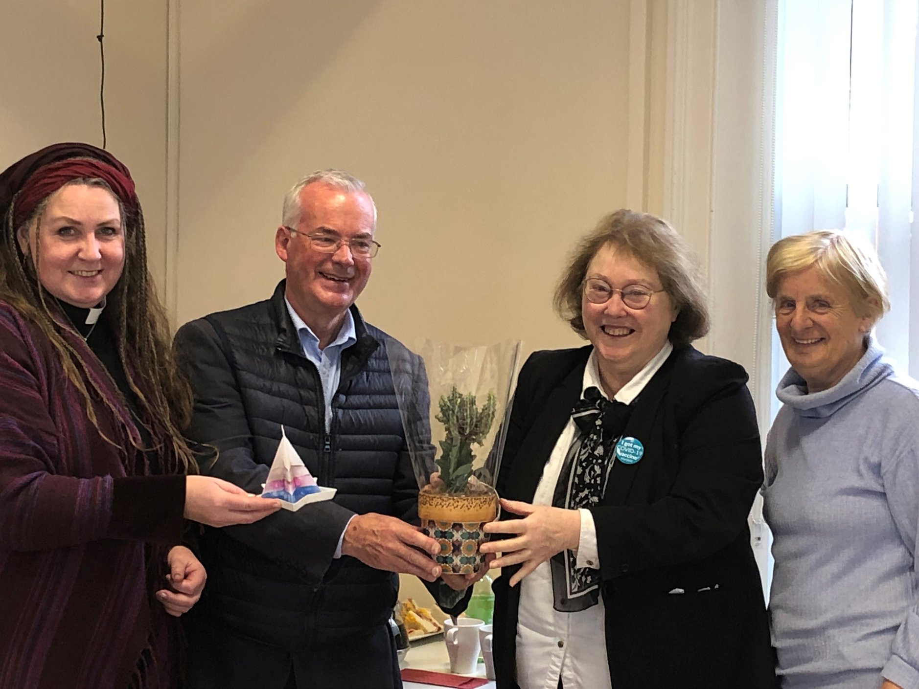 Social Action Committee honours retiring chairperson