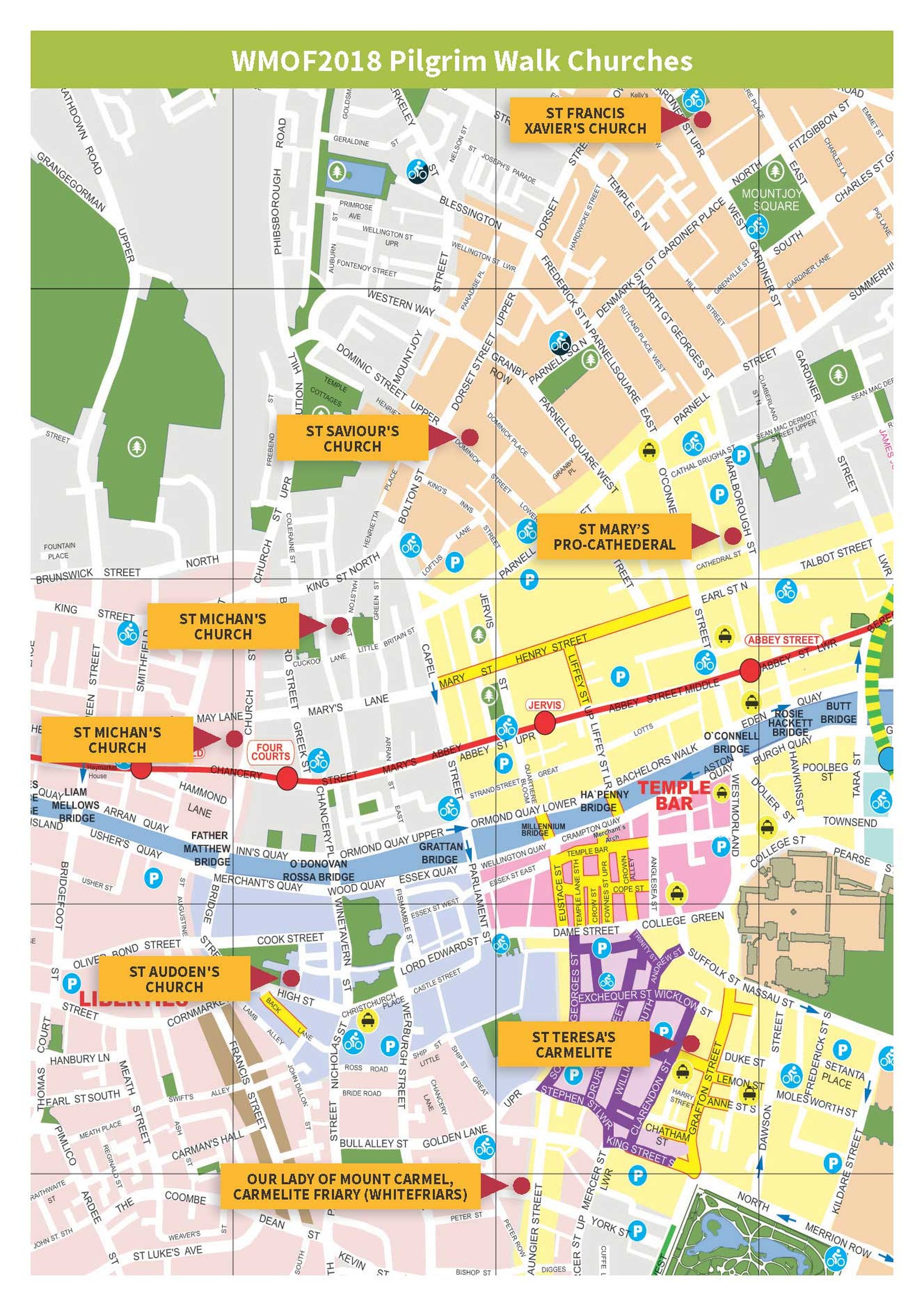 Dublin’s WMOF2018 Pilgrim Walk to be Launched on Saturday