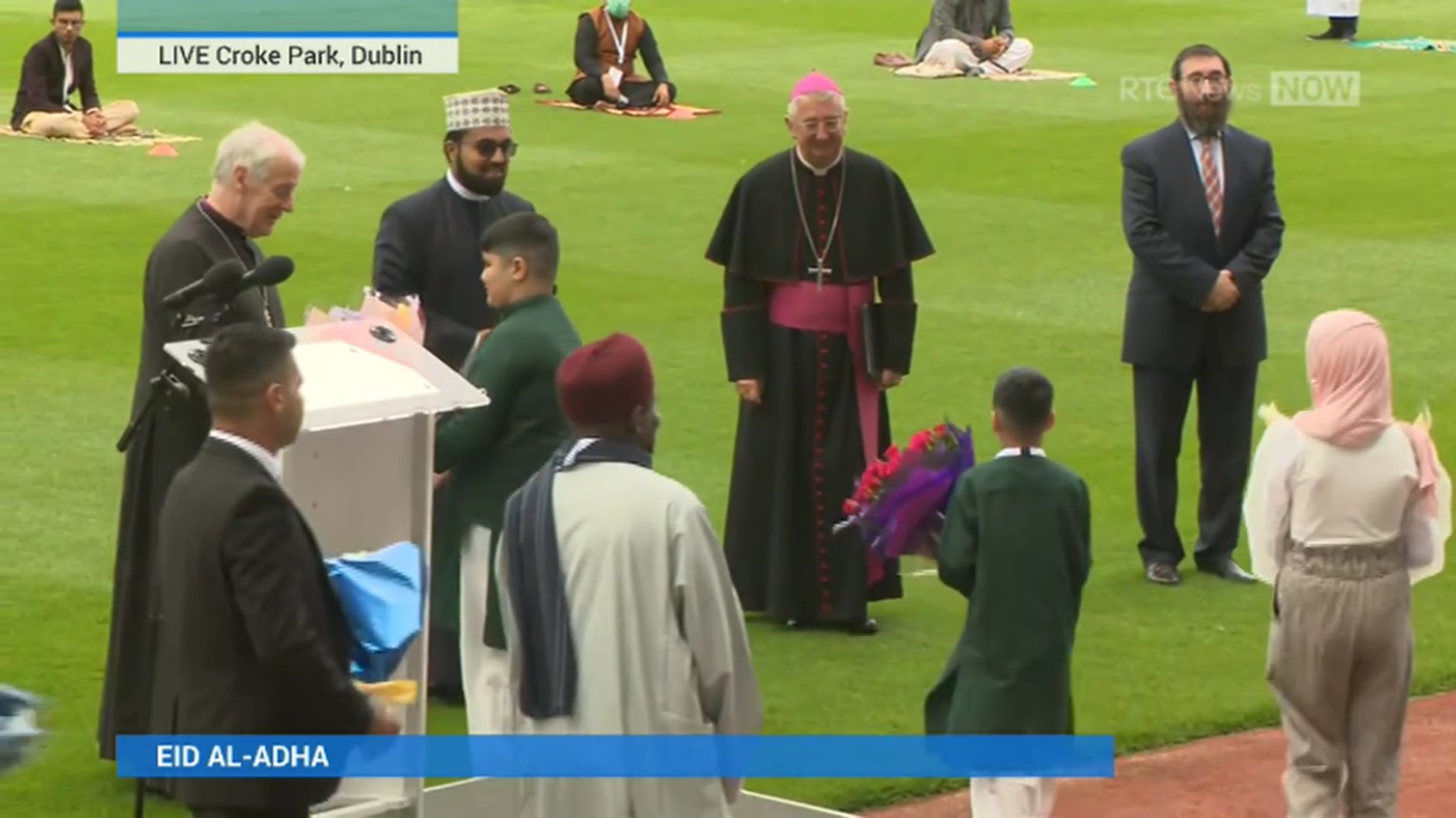 Archbishop Jackson Joins Irish Muslims in Croke Park for Eid Al Adha