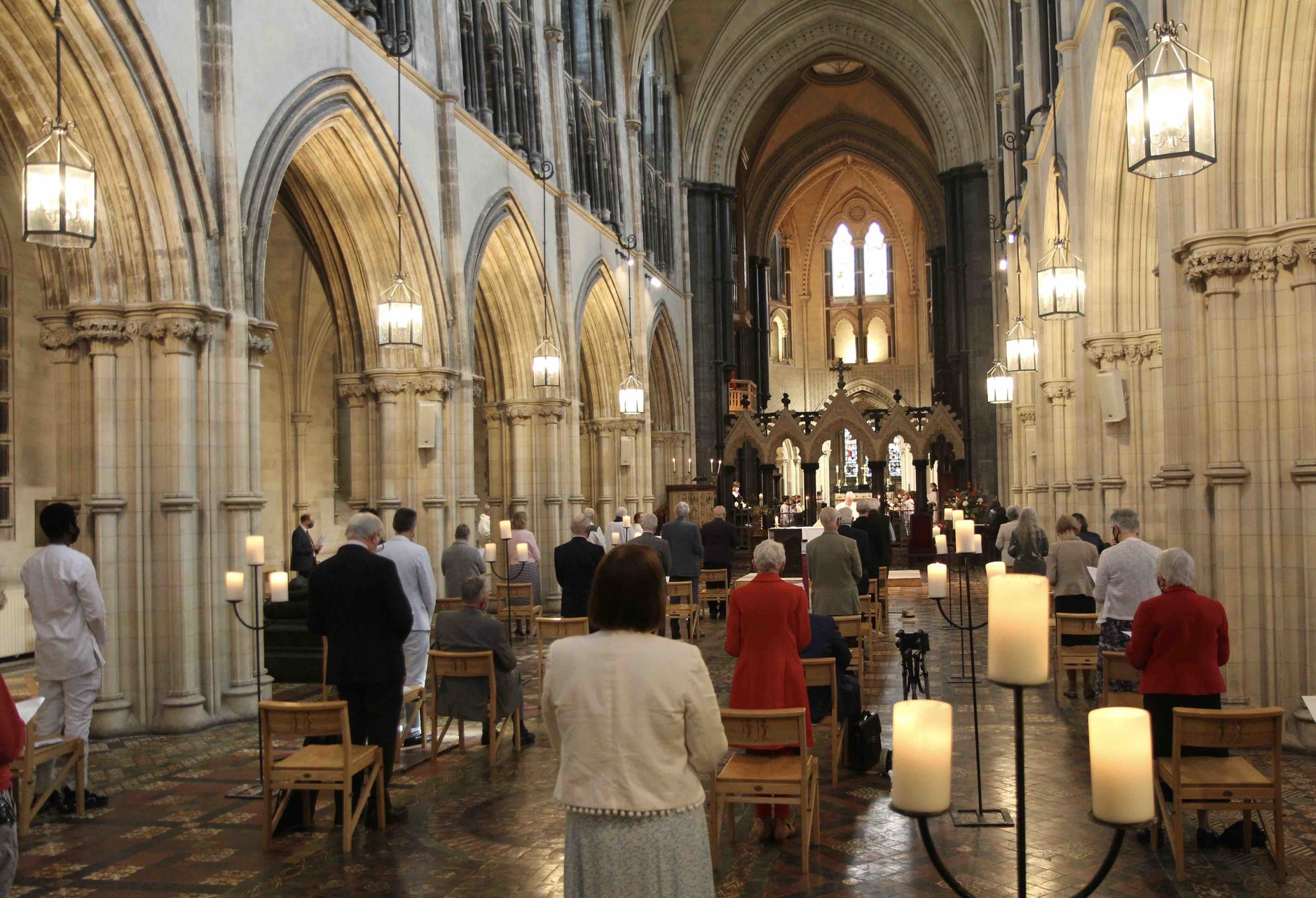 Christ Church Welcomes Worshipers Back for Patronal Service