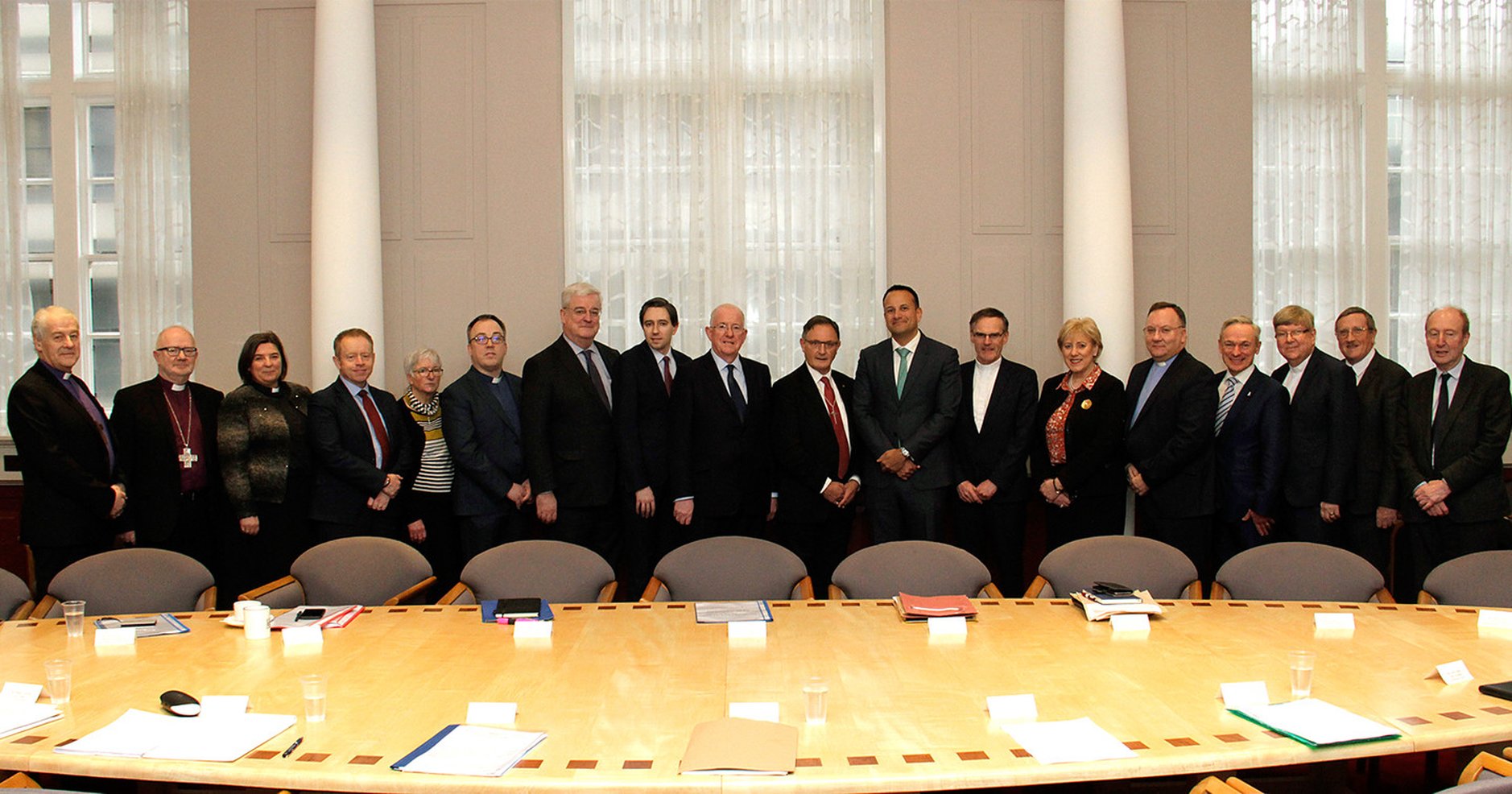 Delegation of Church of Ireland, Presbyterian and Methodist Church Representatives Meet the Taoiseach and Government Ministers