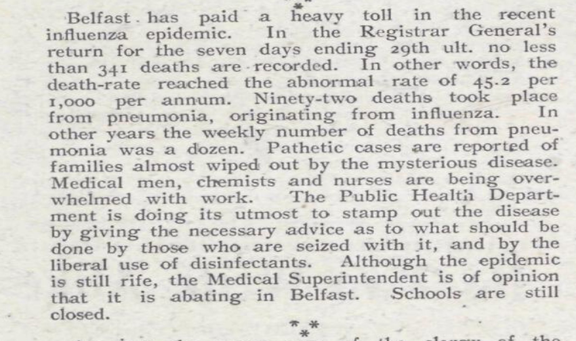 Pandemic in Ireland one hundred years ago through the lens of the Church of Ireland Gazette - RCB Library Archive of the Month.
