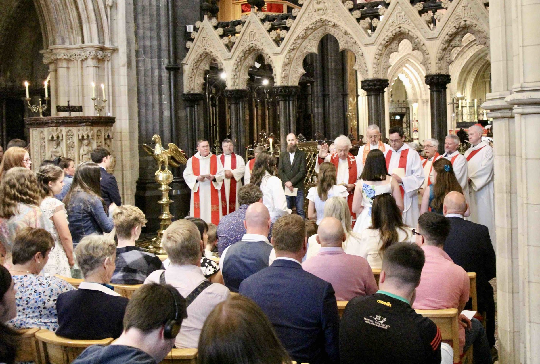 People from Across the Dioceses Gather Together for Pentecost Confirmation