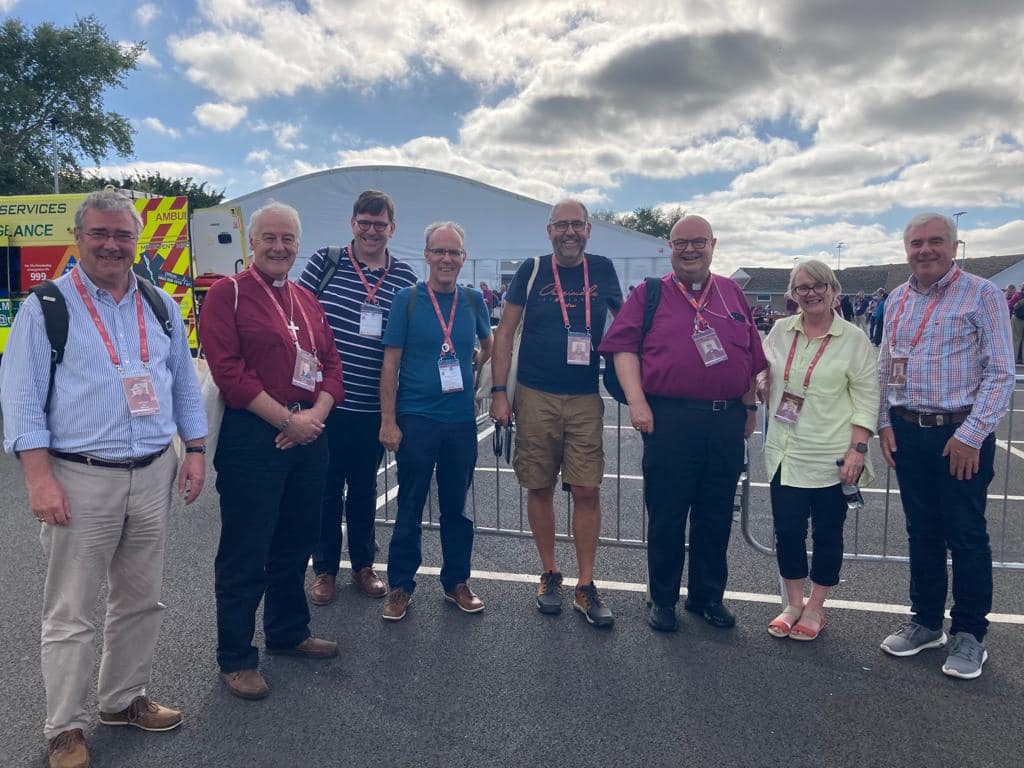 Some of the bishops of the Church of Ireland who are at the Lambeth Conference.