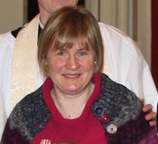 Vivian Stratford at her husband Niall's ordination in 2013.