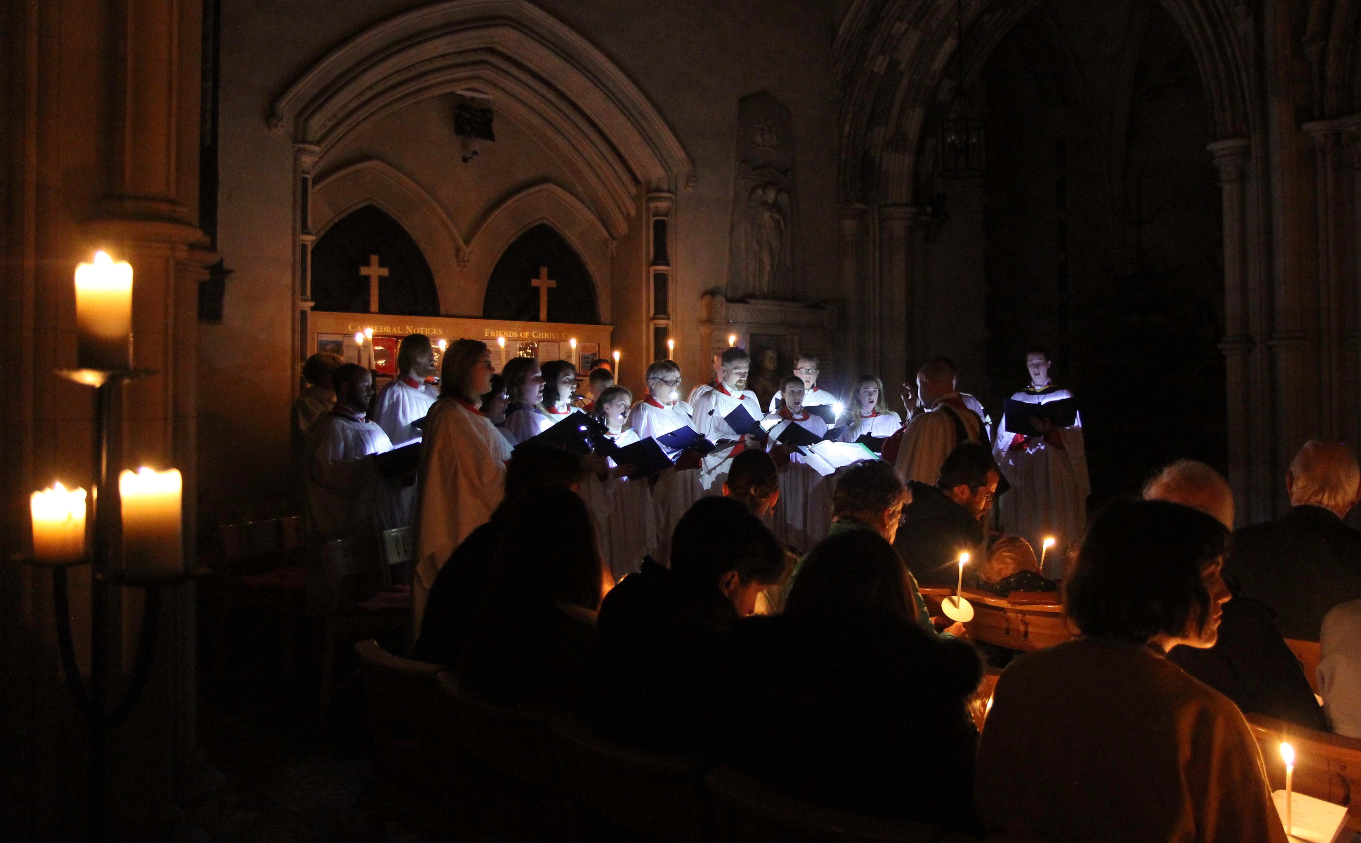 Advent Procession in Christ Church Cathedral