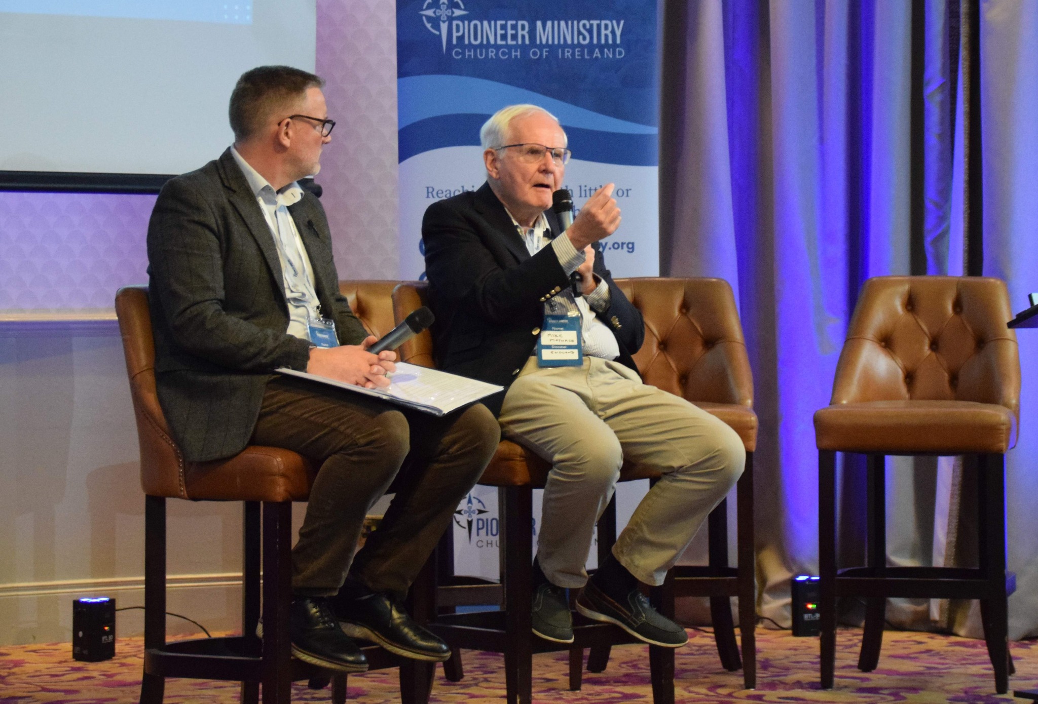 The Revd Rob Jones and the Revd Dr Michael Moynagh.