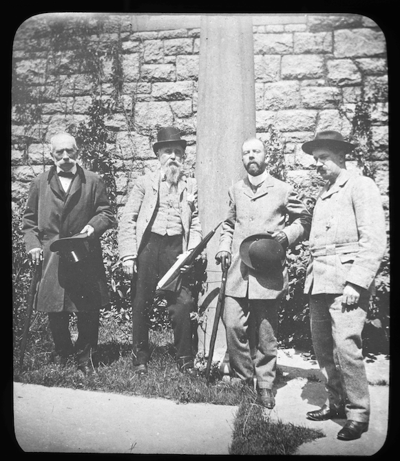 Lantern image from St Peter's, Dublin, in 1903, from the collection rescued by photographer Colin O'Riordan and donated by him to the RCB Library.