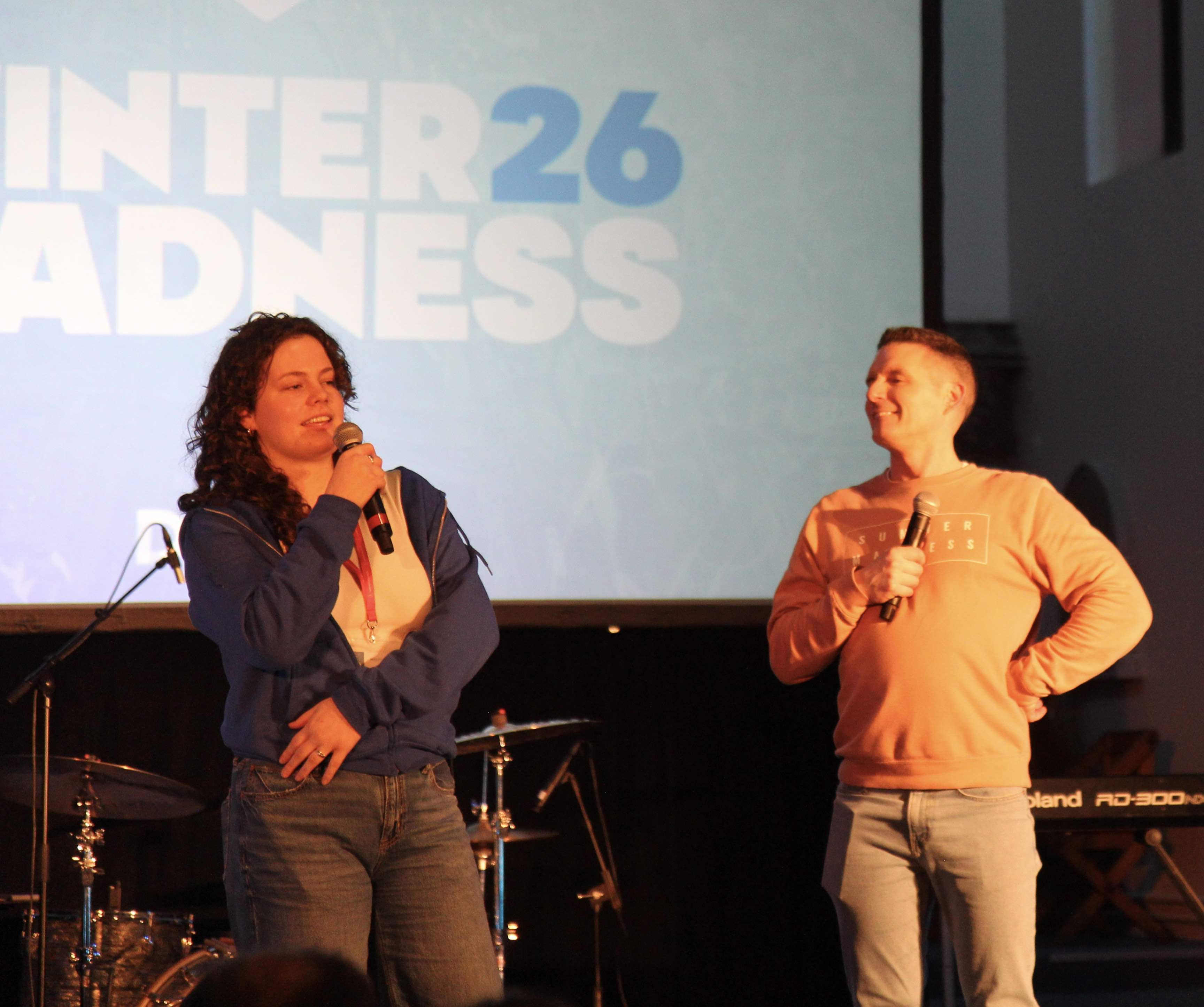 Molly Clarke and Simon Henry.