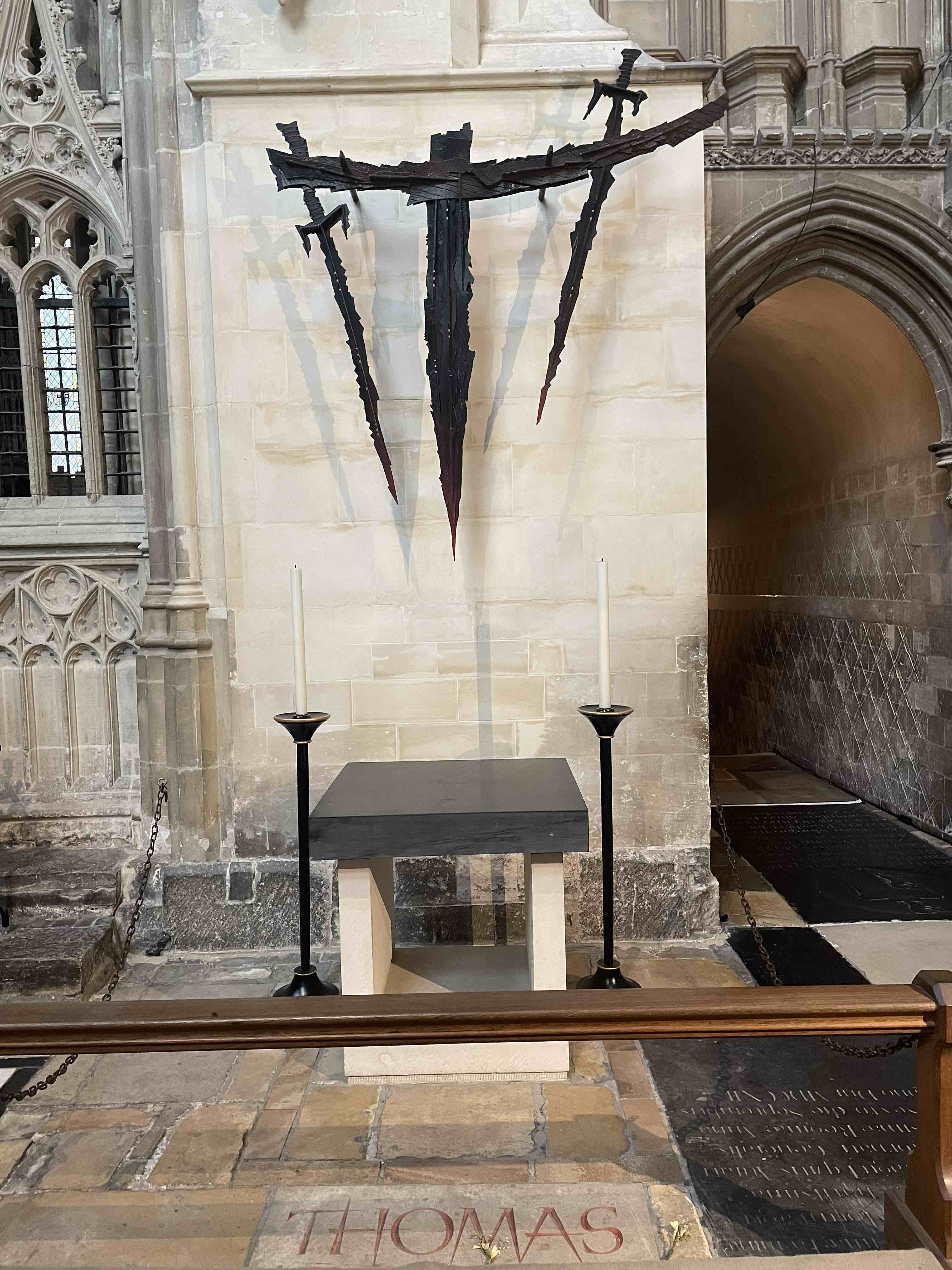 The Shrine of St Thomas Becket in Canterbury Cathedral