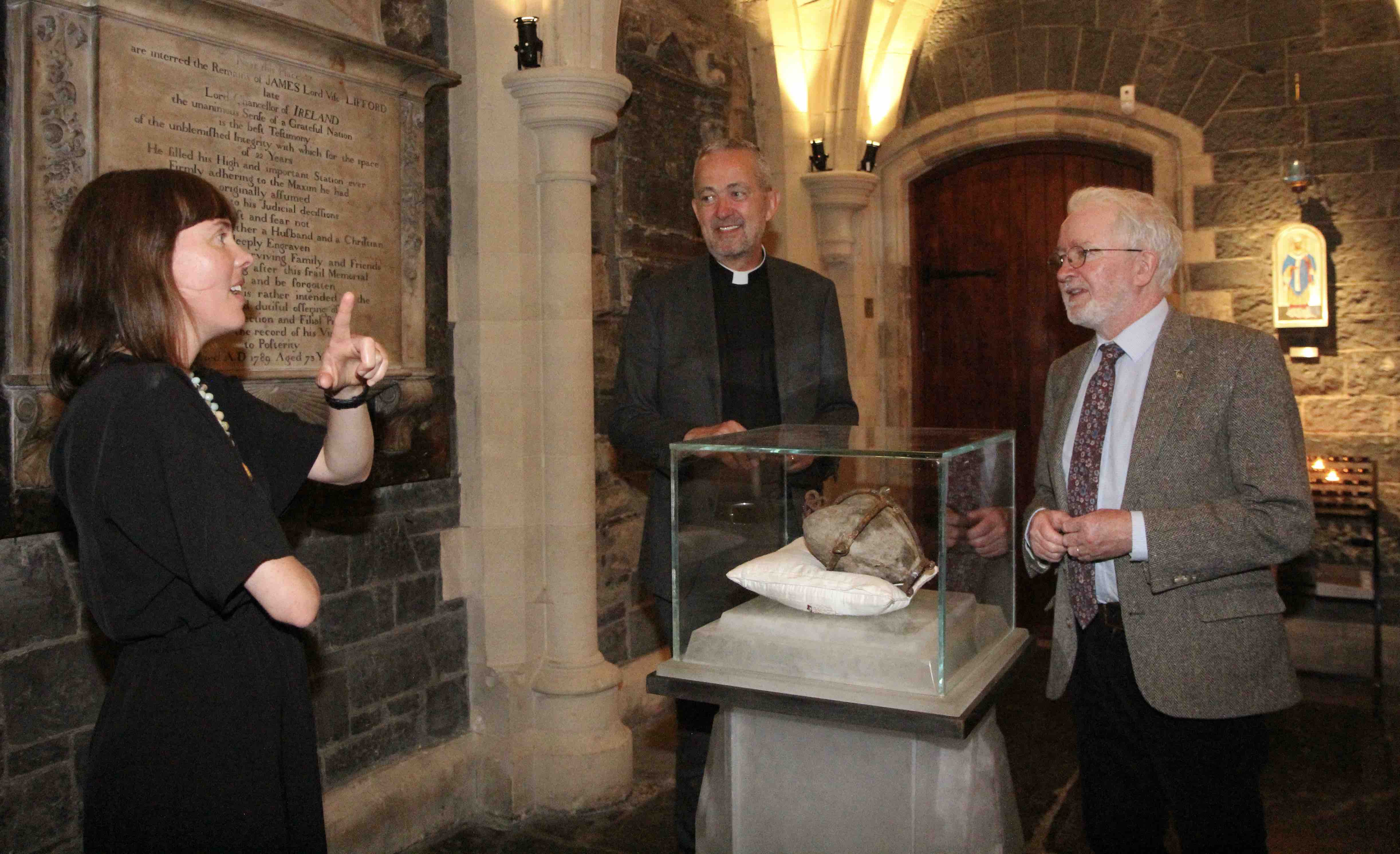 Dean Dermot Dunne talks about the recent history of the 'Heart of St Laurence O'Toole' which was stolen and then returned to the cathedral.