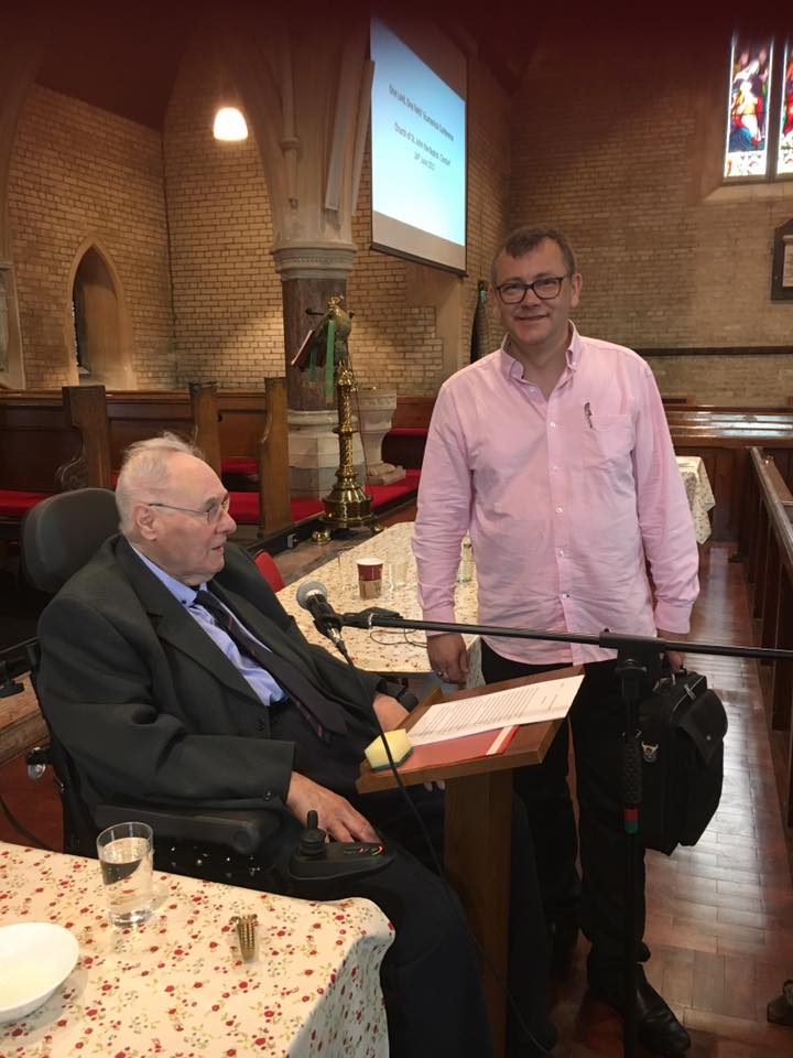 Fr Gabriel Daly OSA and Dr Andrew Pierce