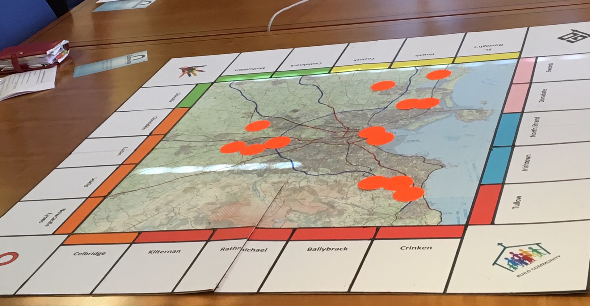 Missional Monopoly - Parishes in Areas of Planned Population Growth.