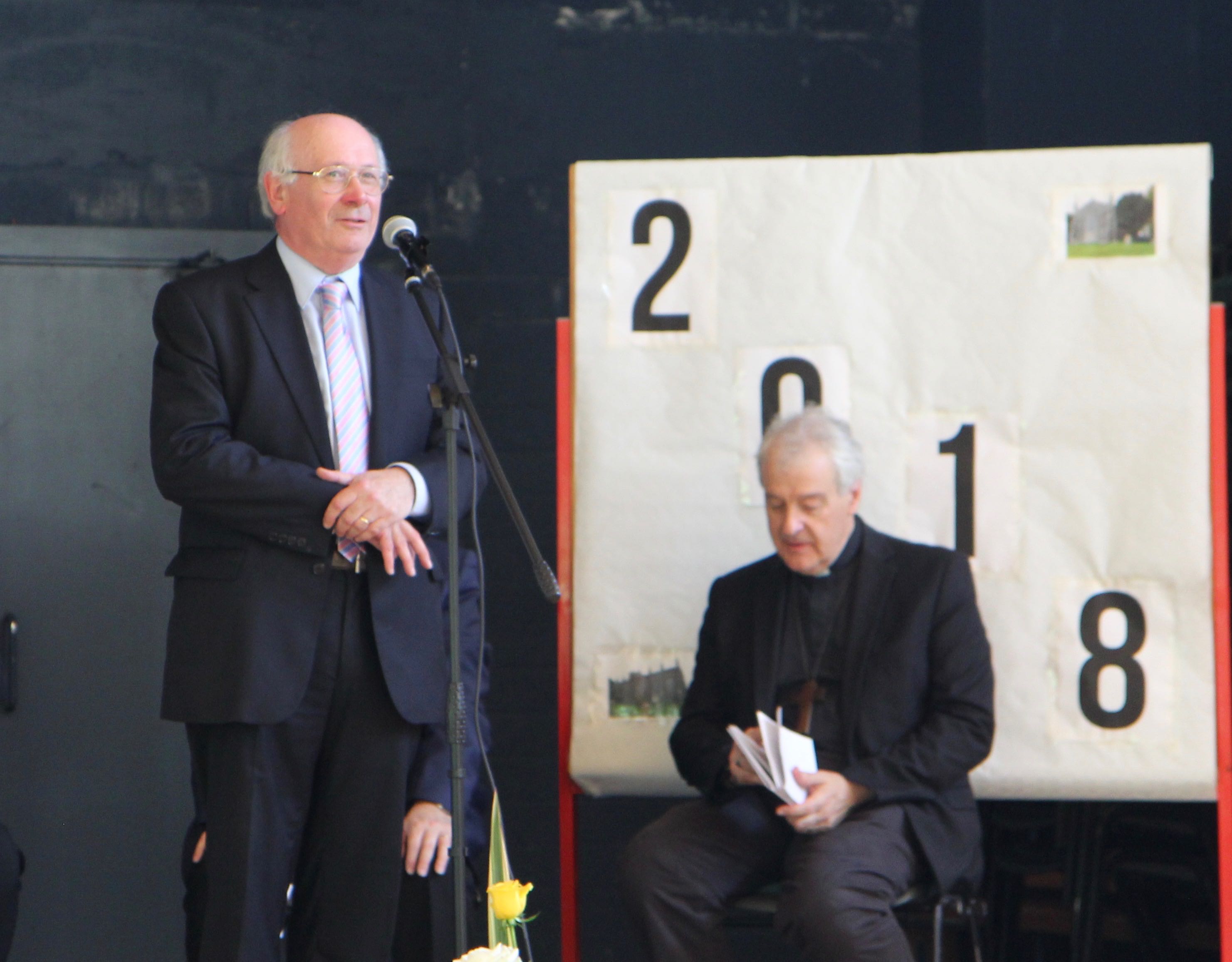 Brian Scott whose book 'St Columba's 1818-2018 - a Parish History' was launched by Archbishop Michael Jackson.