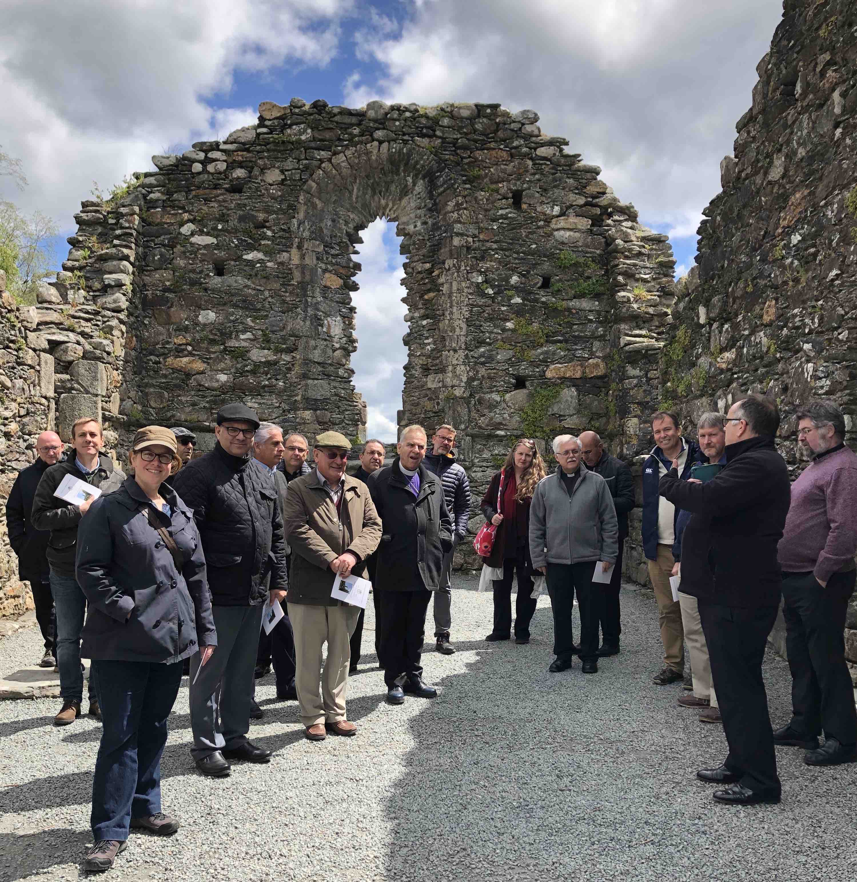 The Revd Brian O'Reilly led a pilgrimage of prayer in Glendalough.