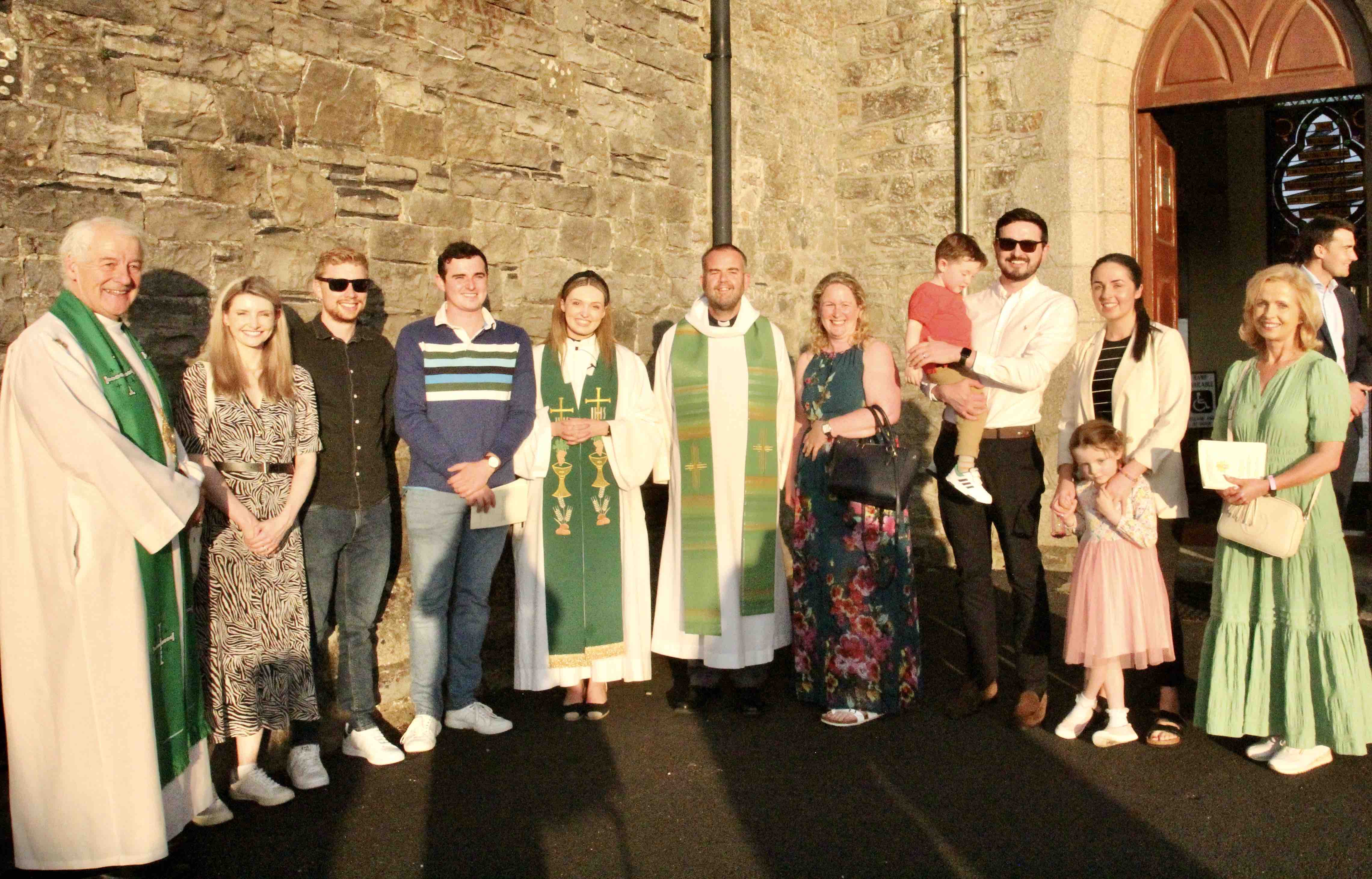 After the service of welcome for the Revd Natasha Quinn-Thomas in Castleknock.