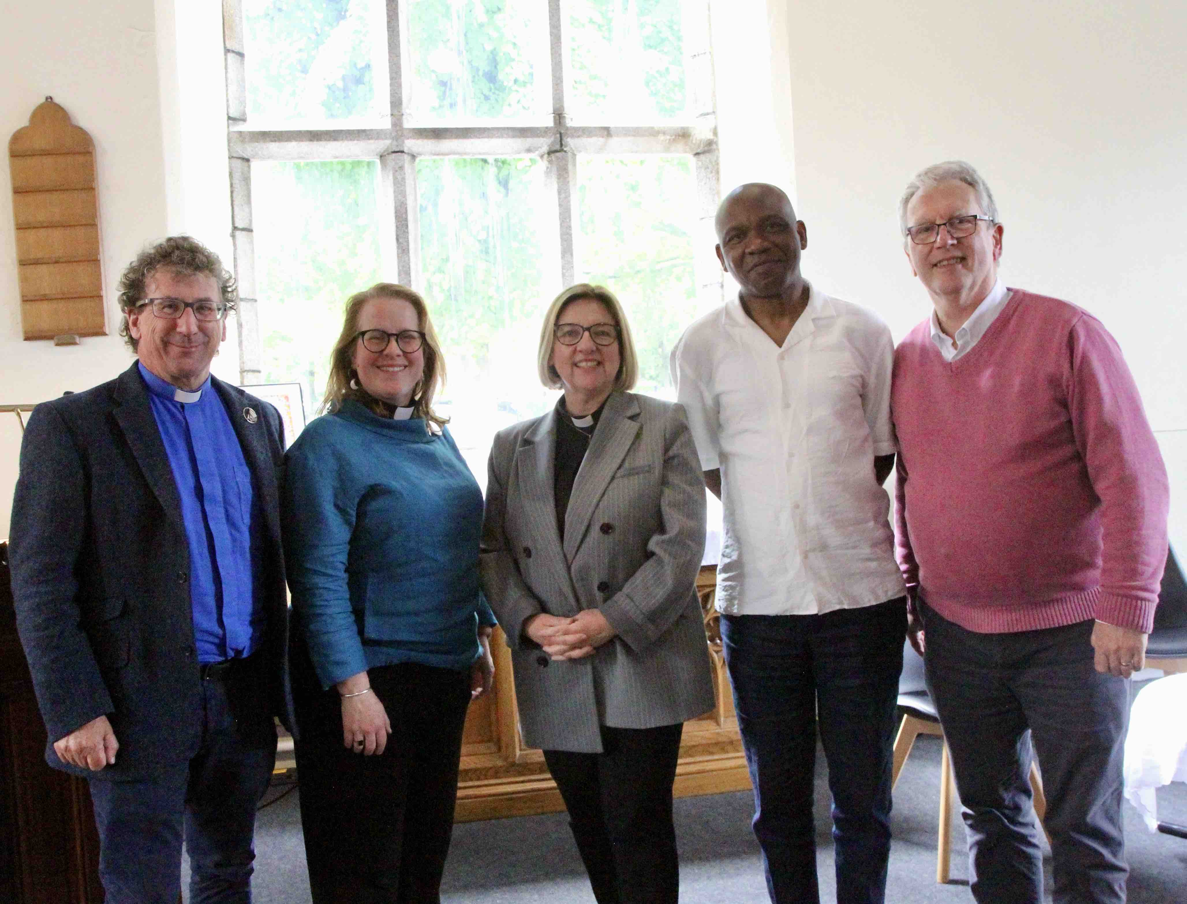 The organising committee: the Revd Alistair Doyle, the Revd Abigail Sines, the Revd Suzanne Cousins, Femi Atoyebe and David Reynolds.