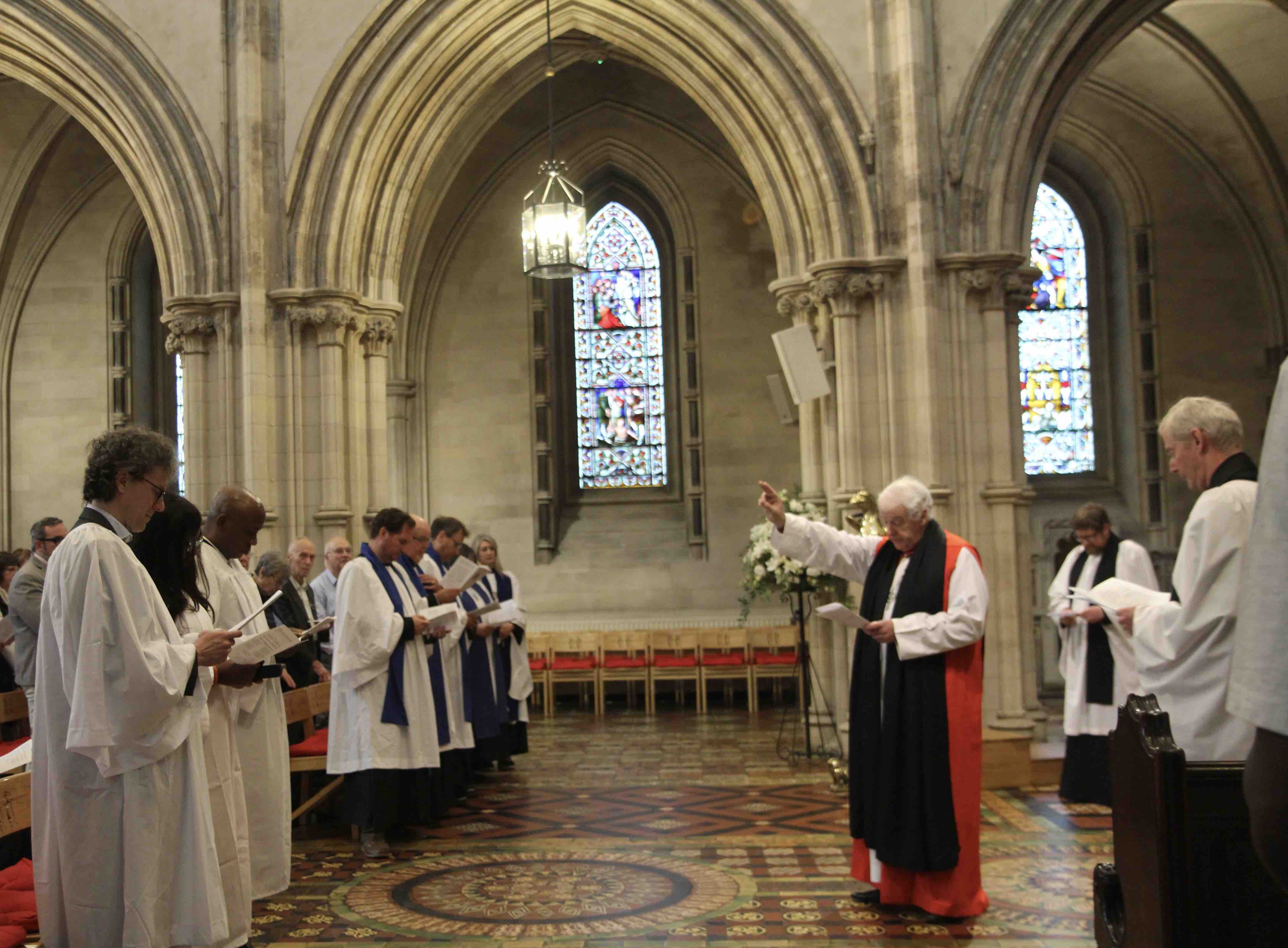 The Lay Ministers and Parish Readers are commissioned by Archbishop Jackson.