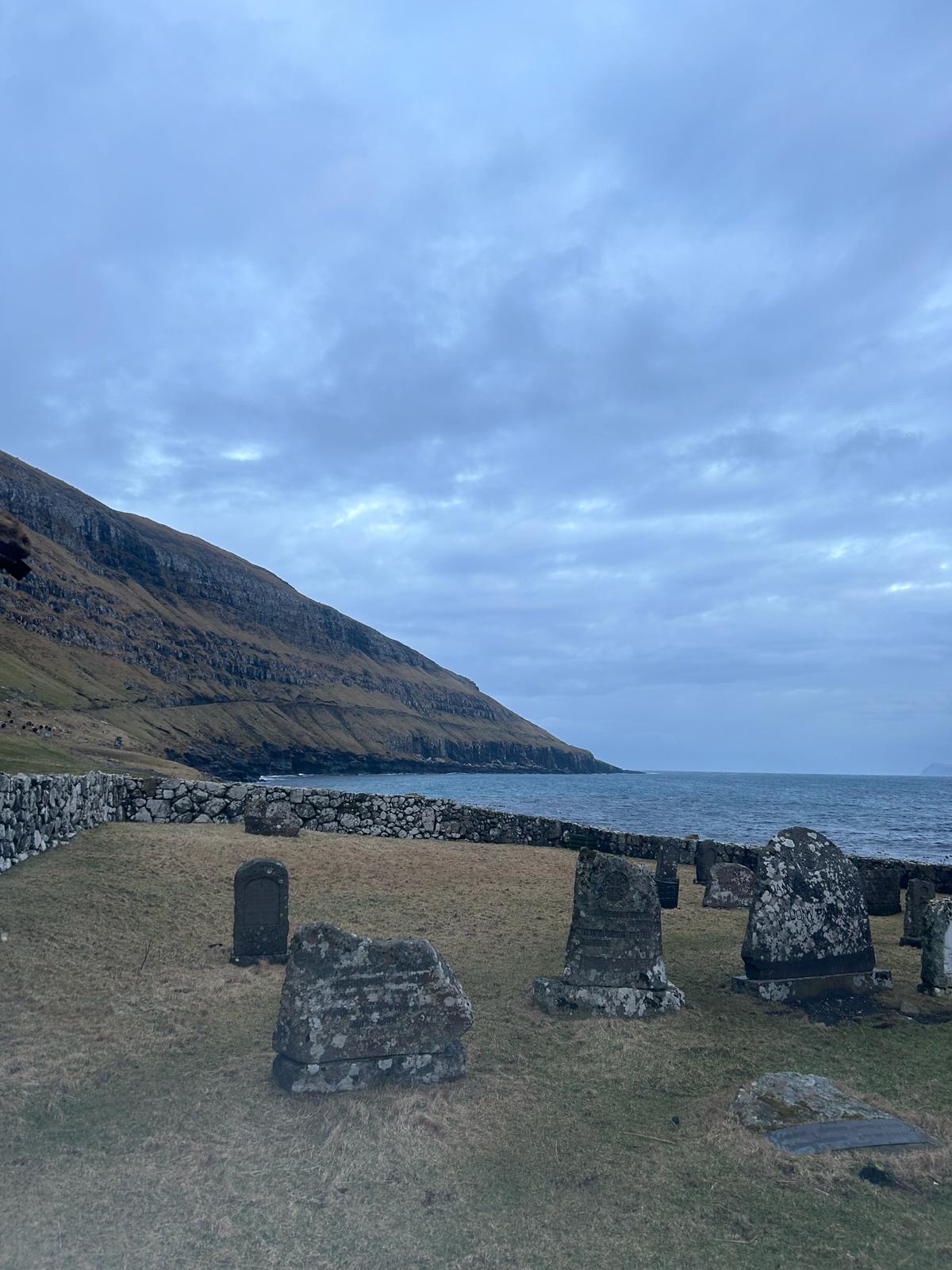 Brendan's Bay where Irish monks are understood to have landed in the Faroes.