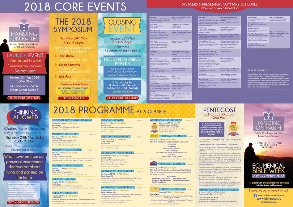 EBW 2018 Programme at a glance.